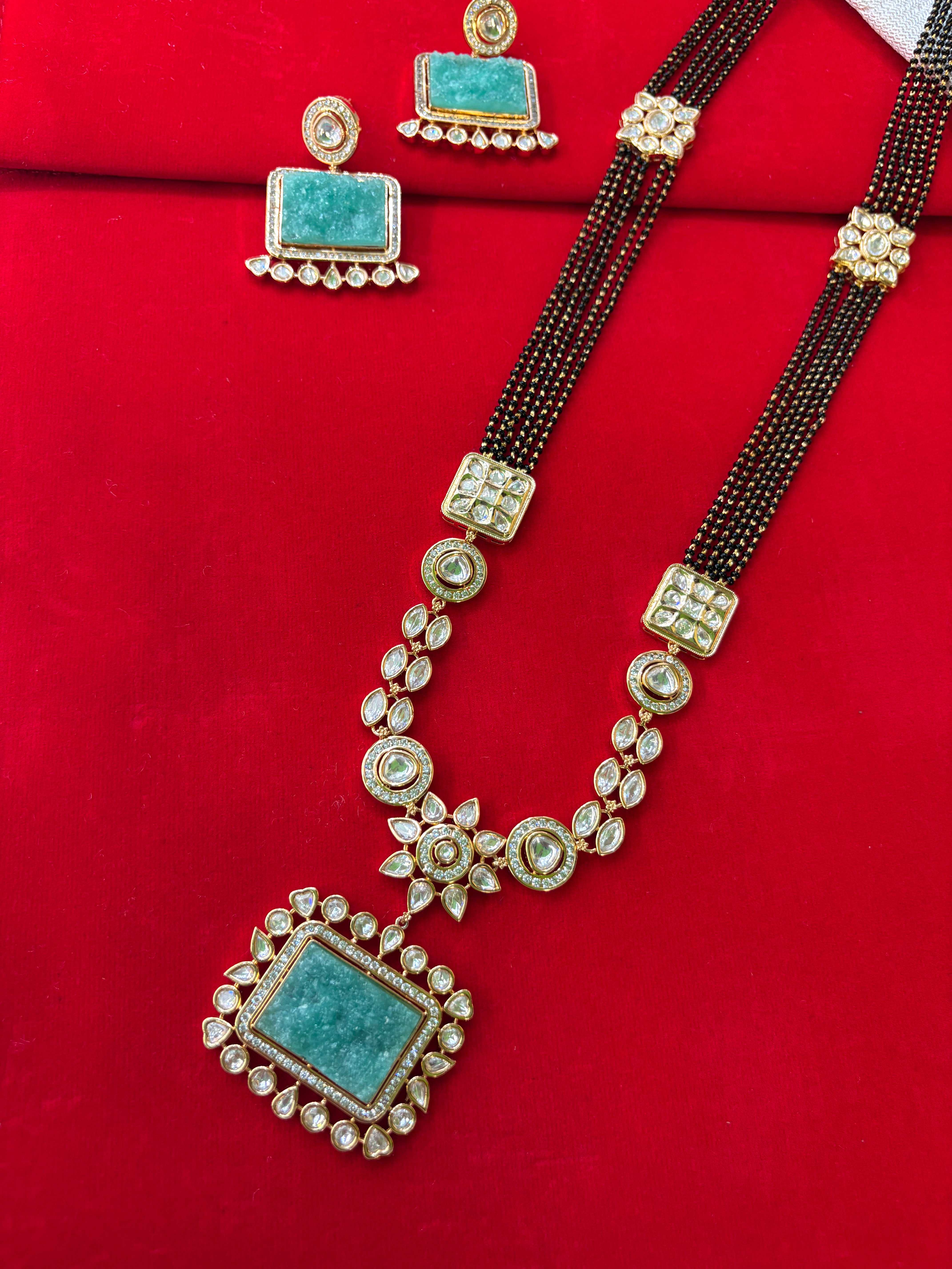Kundan Mangalsutra set