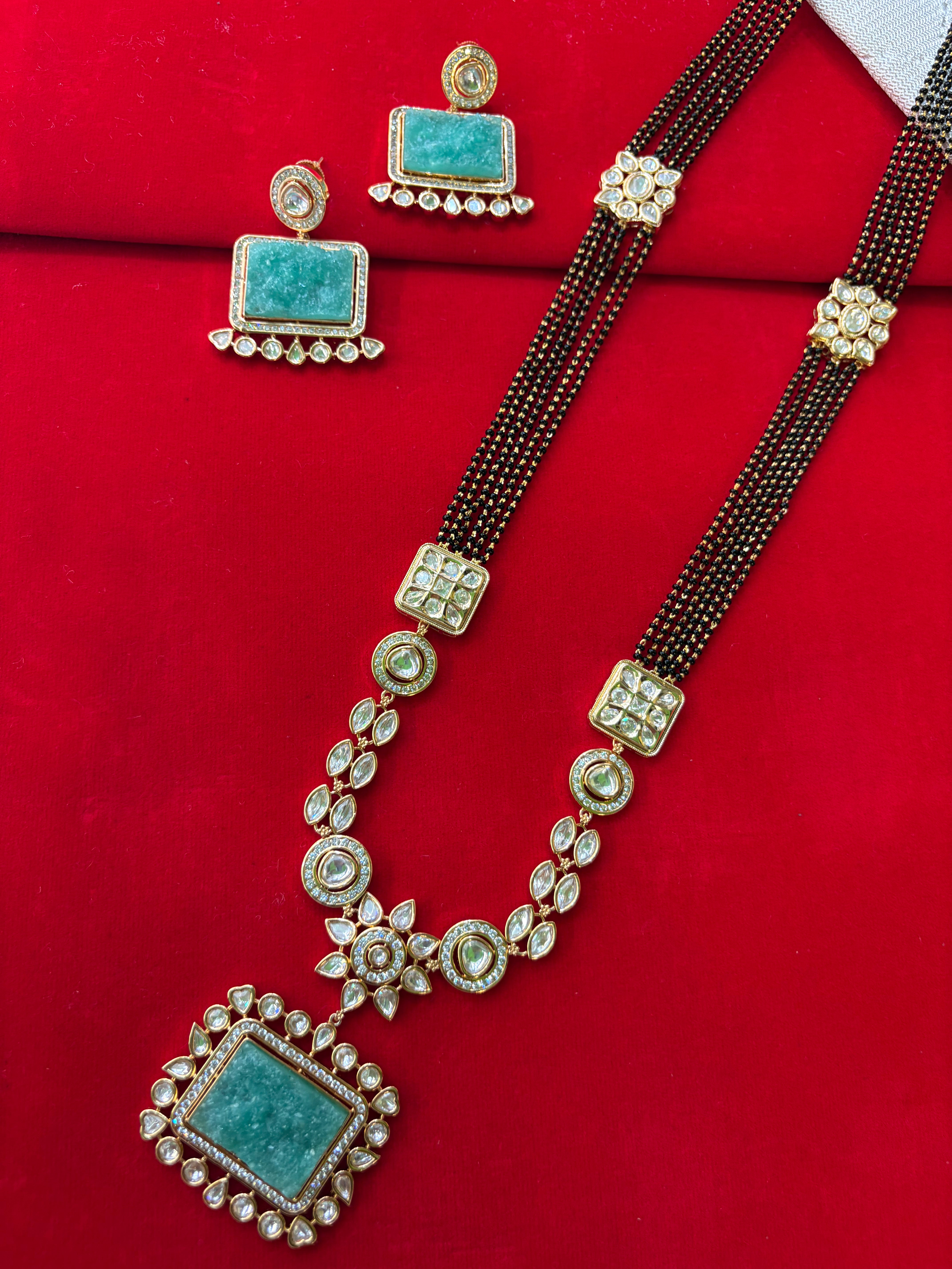 Kundan Mangalsutra set