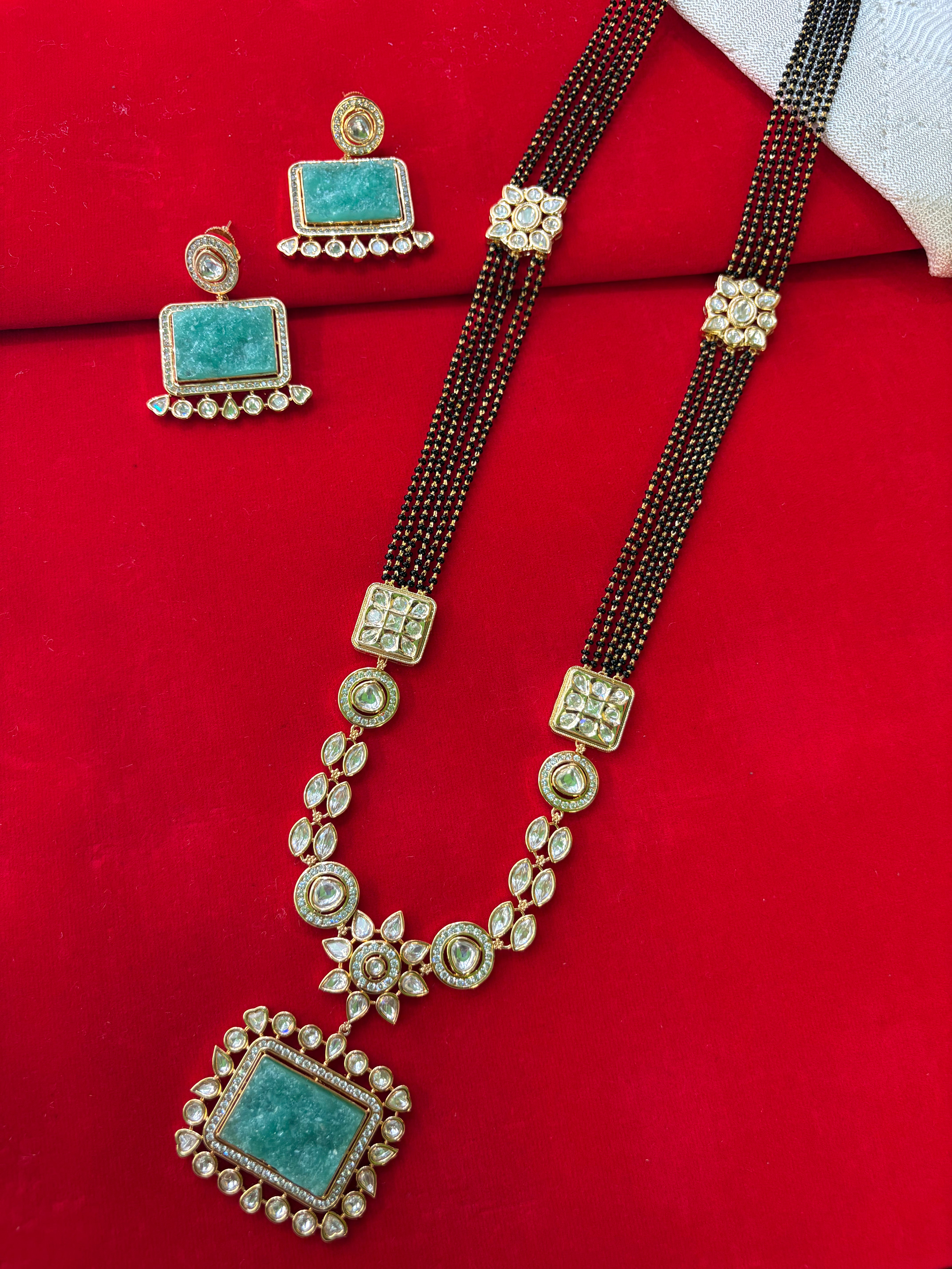 Kundan Mangalsutra set
