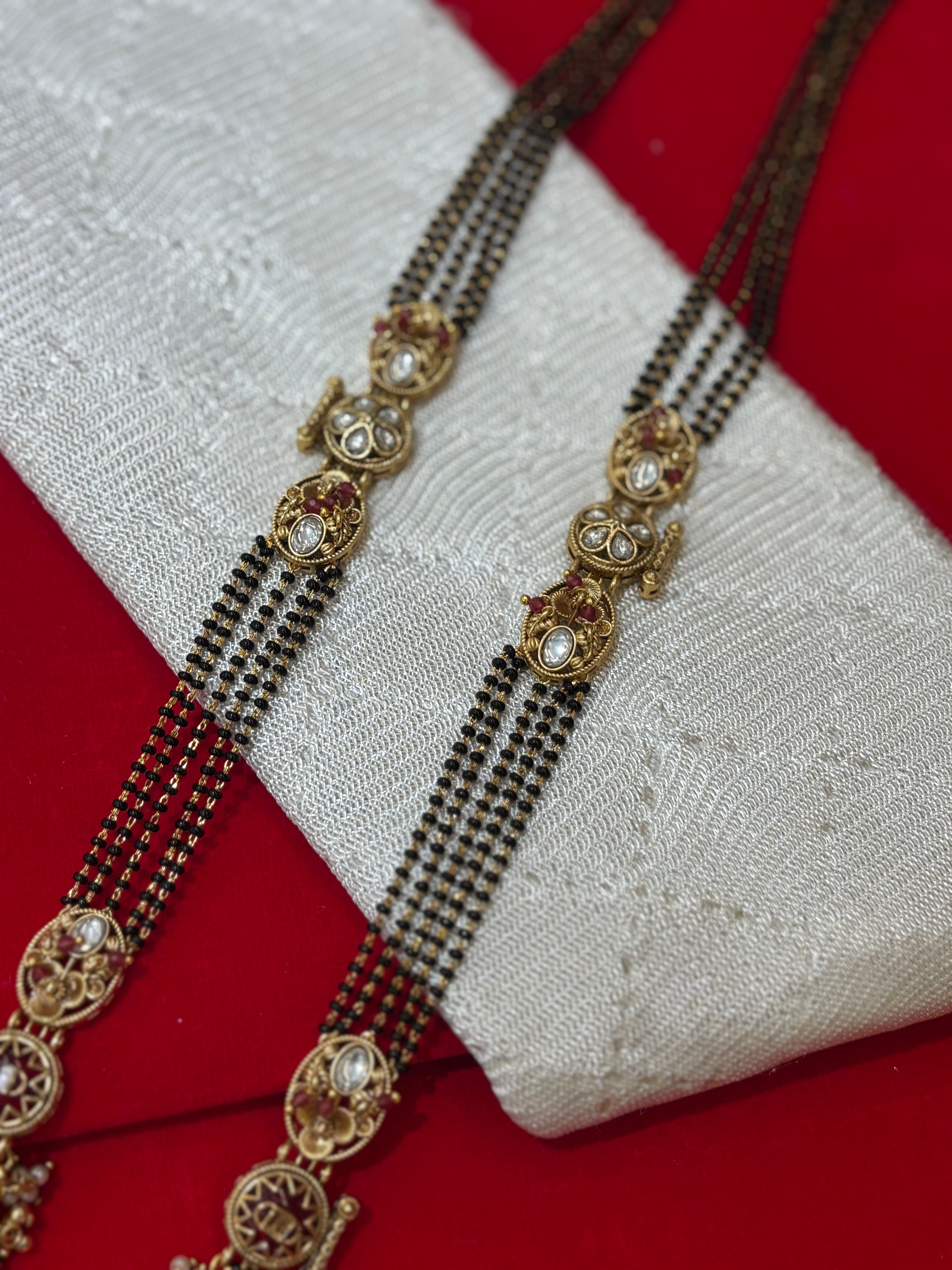 Antique Kundan Mangalsuta