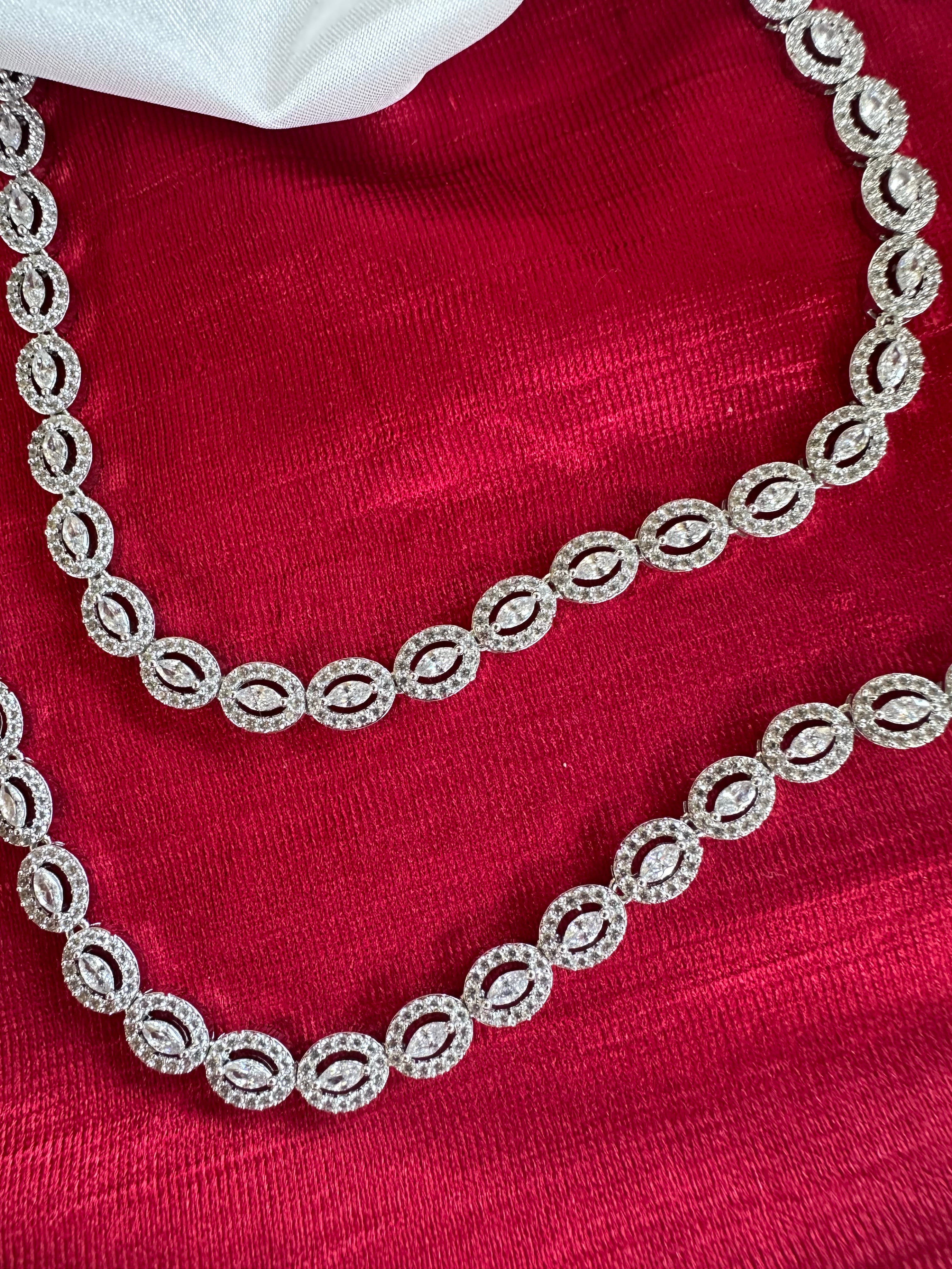 American Diamond Payal (Anklet)