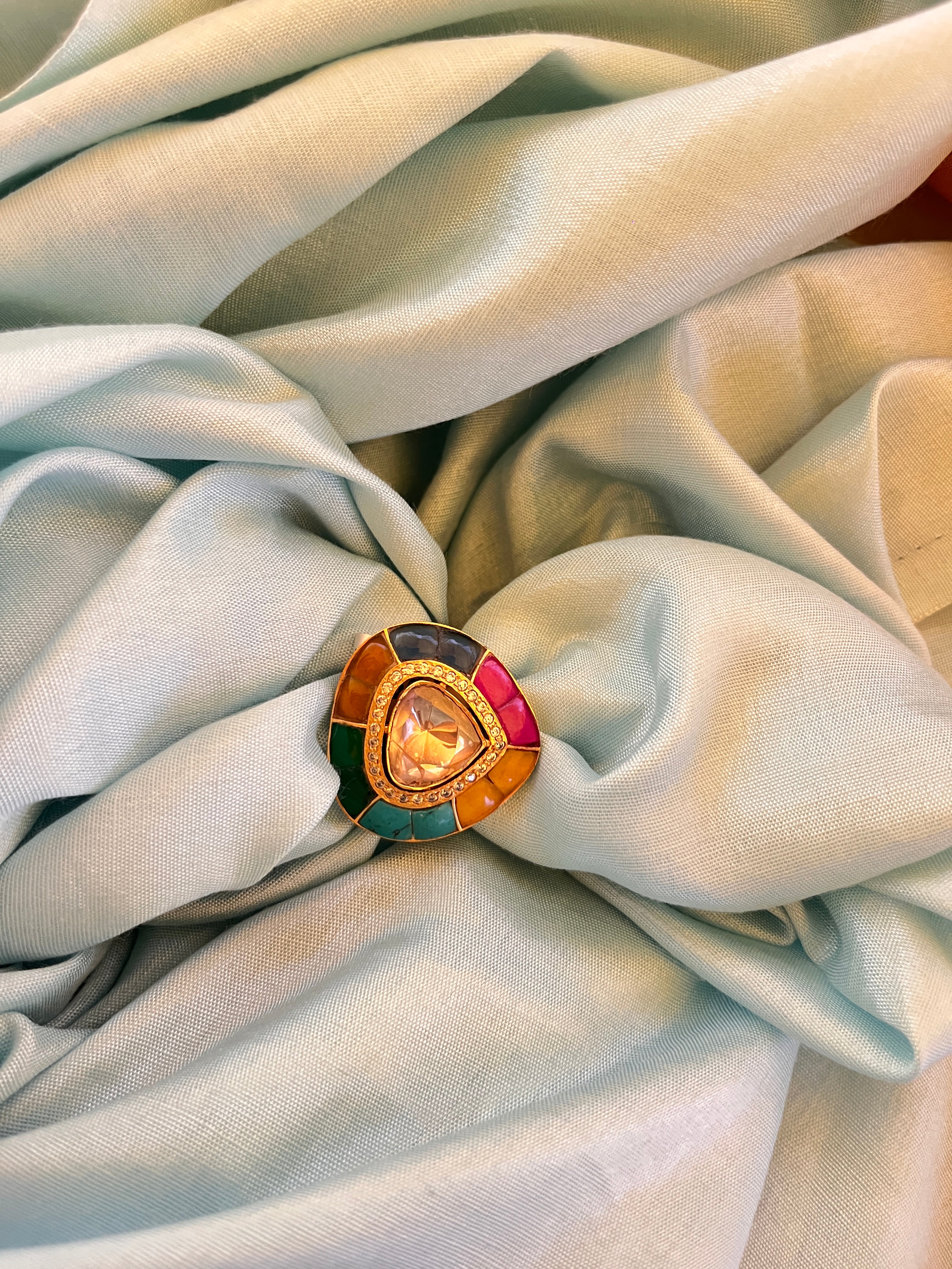 Navratna/ Kundan Ring