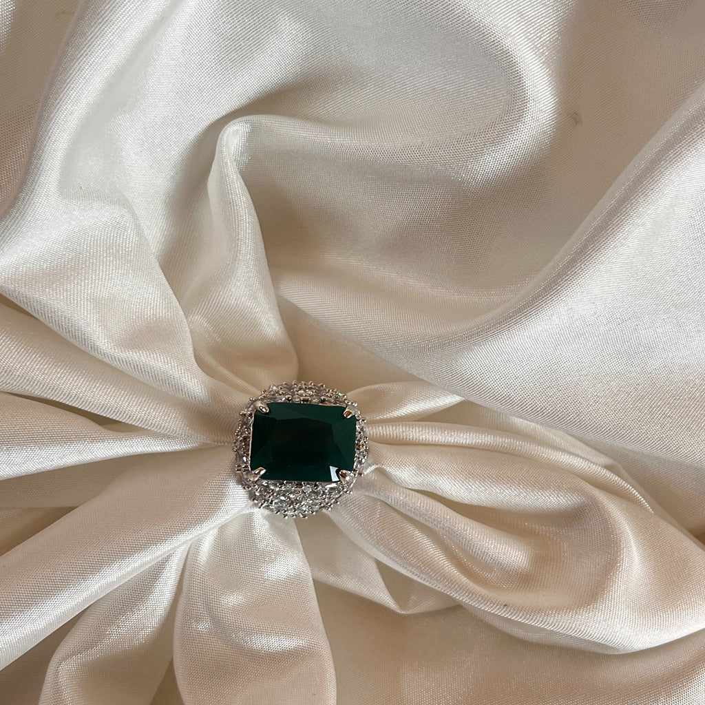 American Diamond Ring (Adjustable)