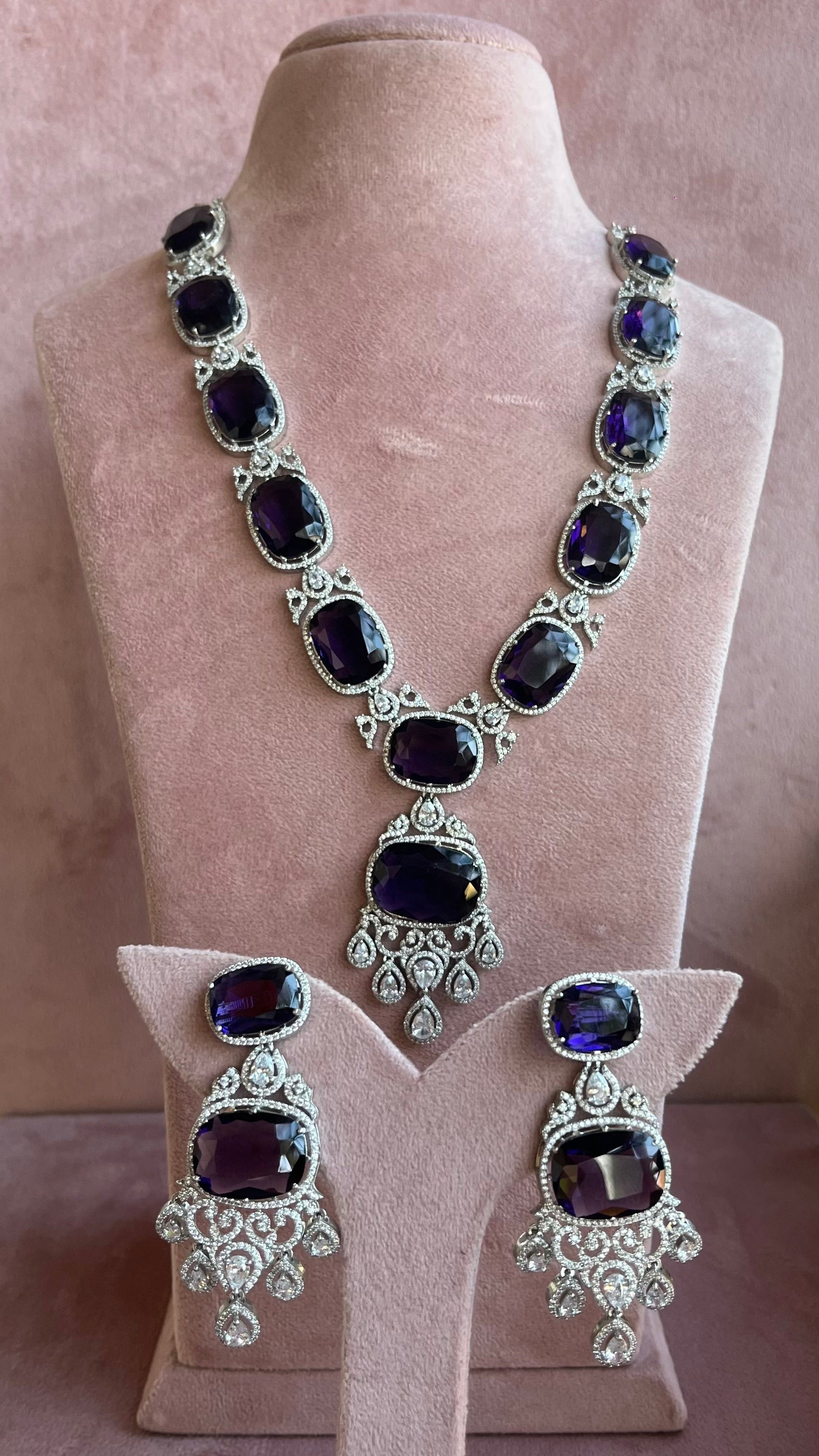 American Diamond Jewelry Set