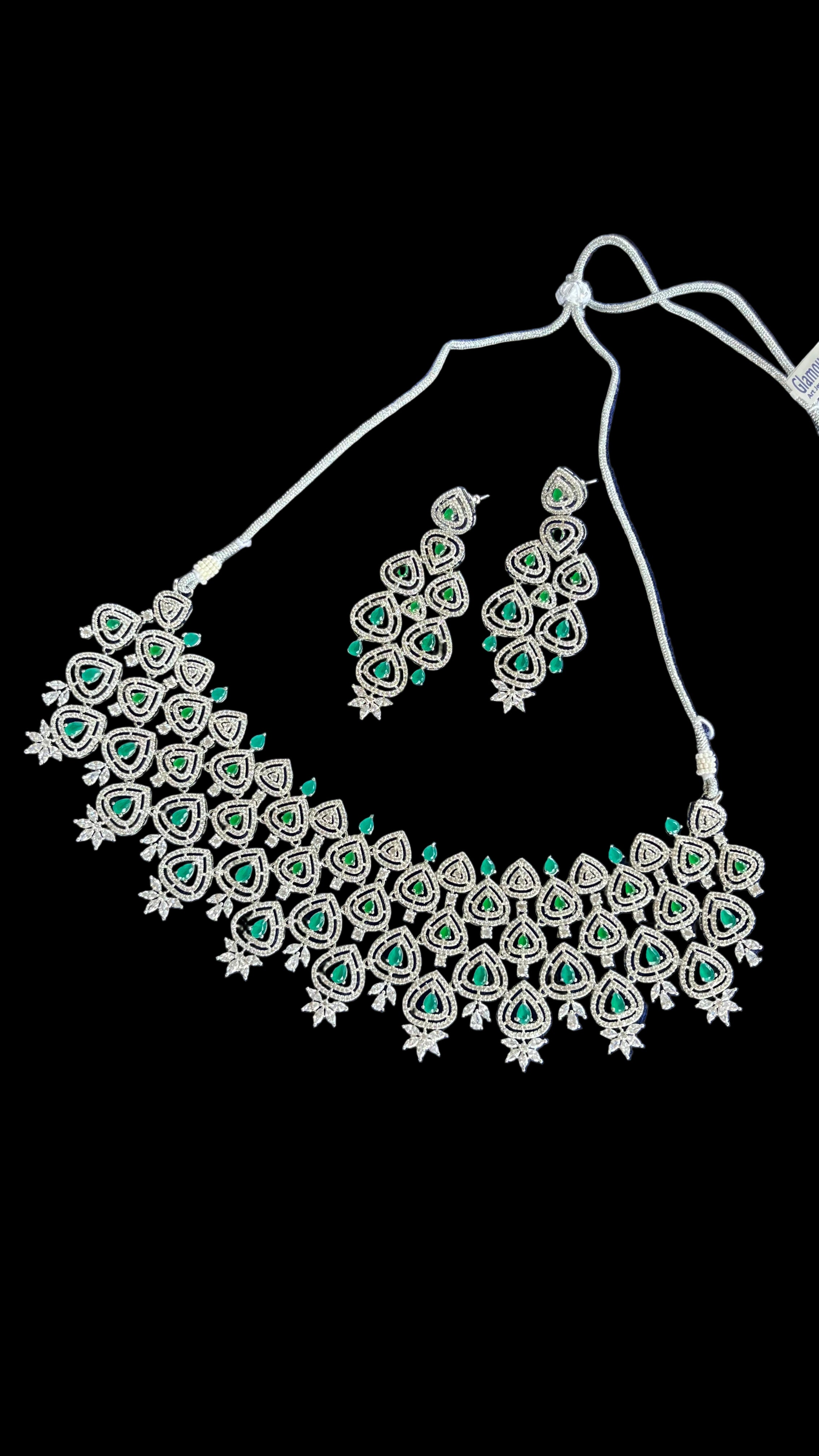 American Diamond Jewellery set