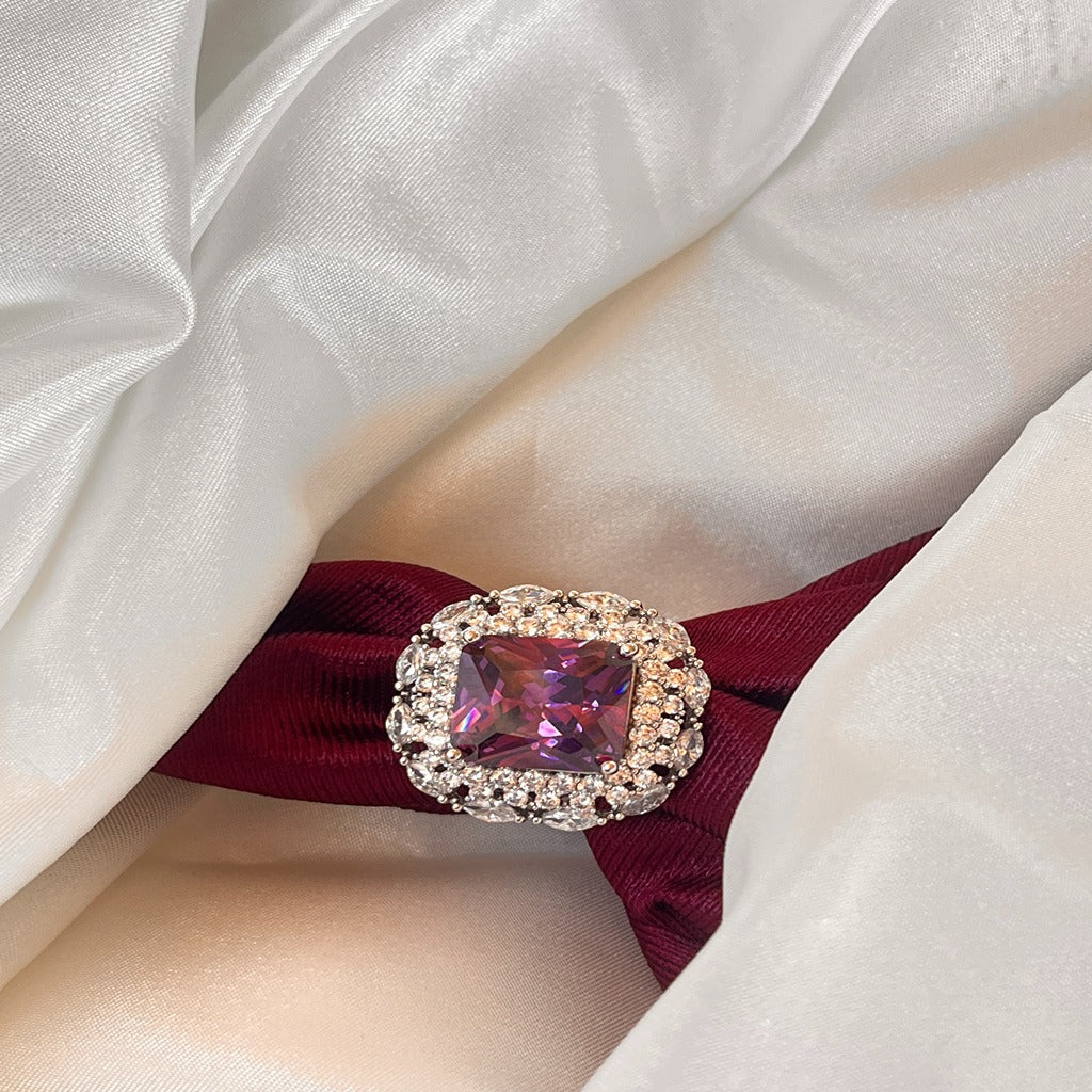 American Diamond Ring ( Adjustable)
