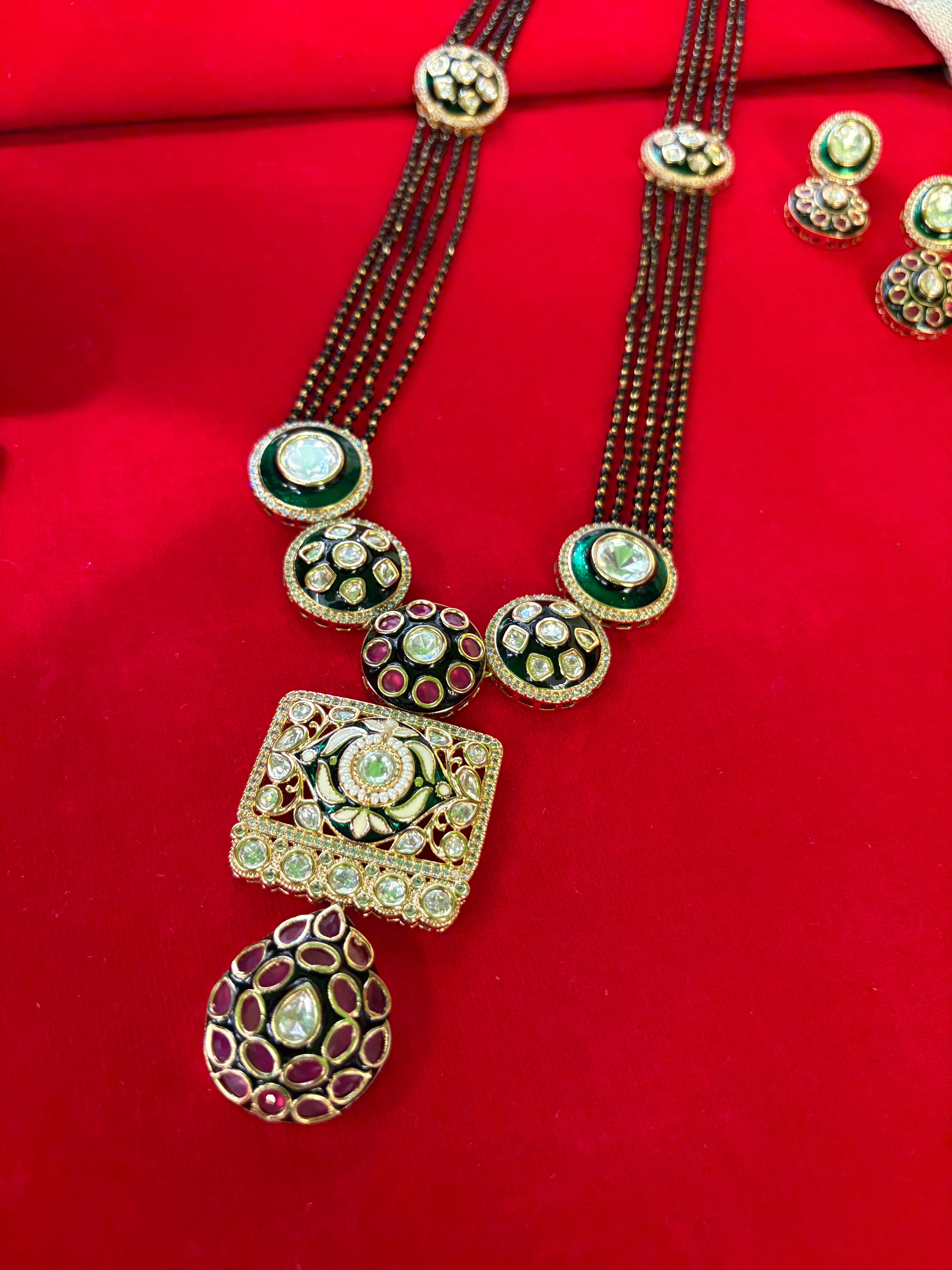 Polki Kundan Mangalsutra