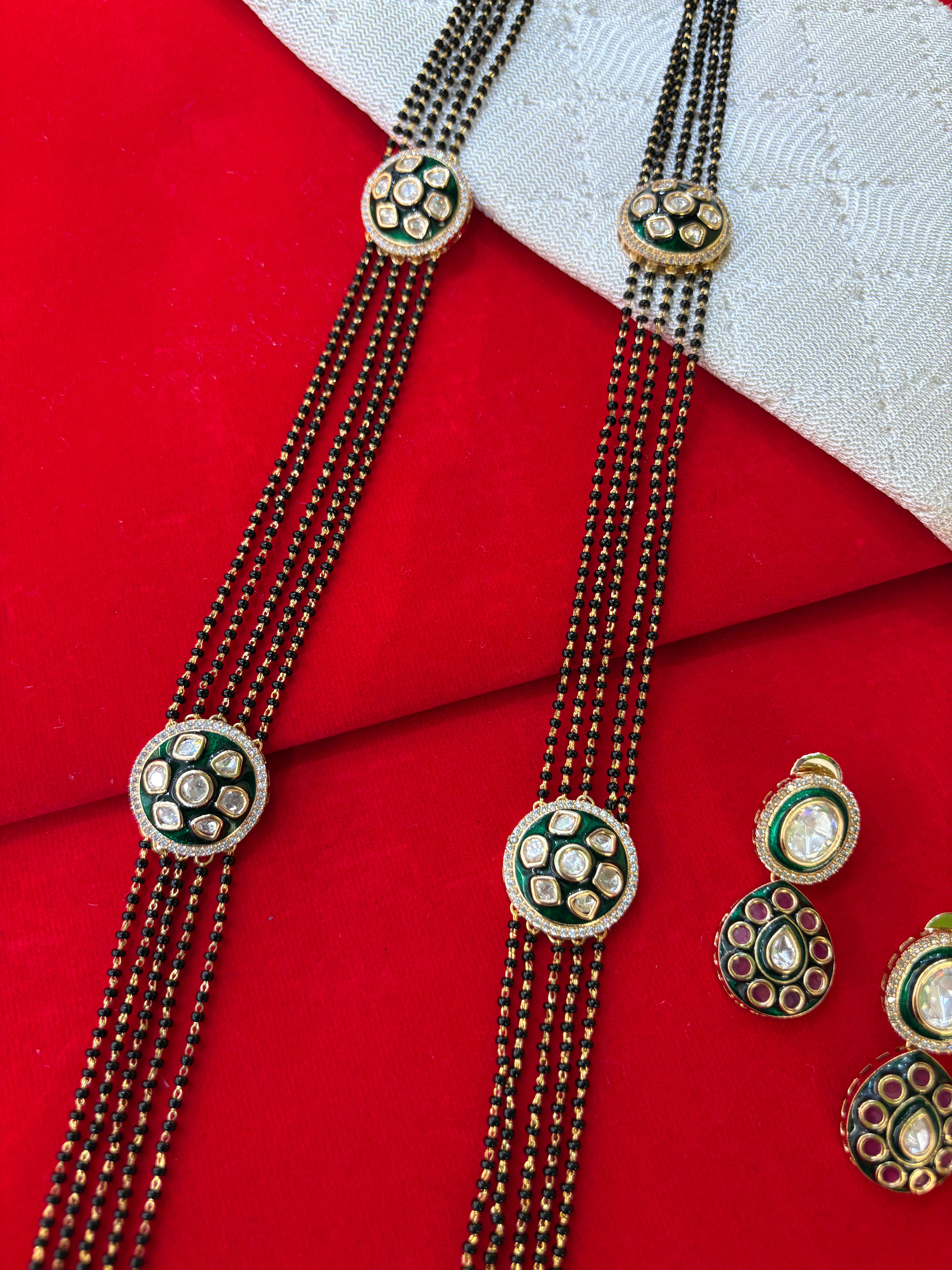 Polki Kundan Mangalsutra
