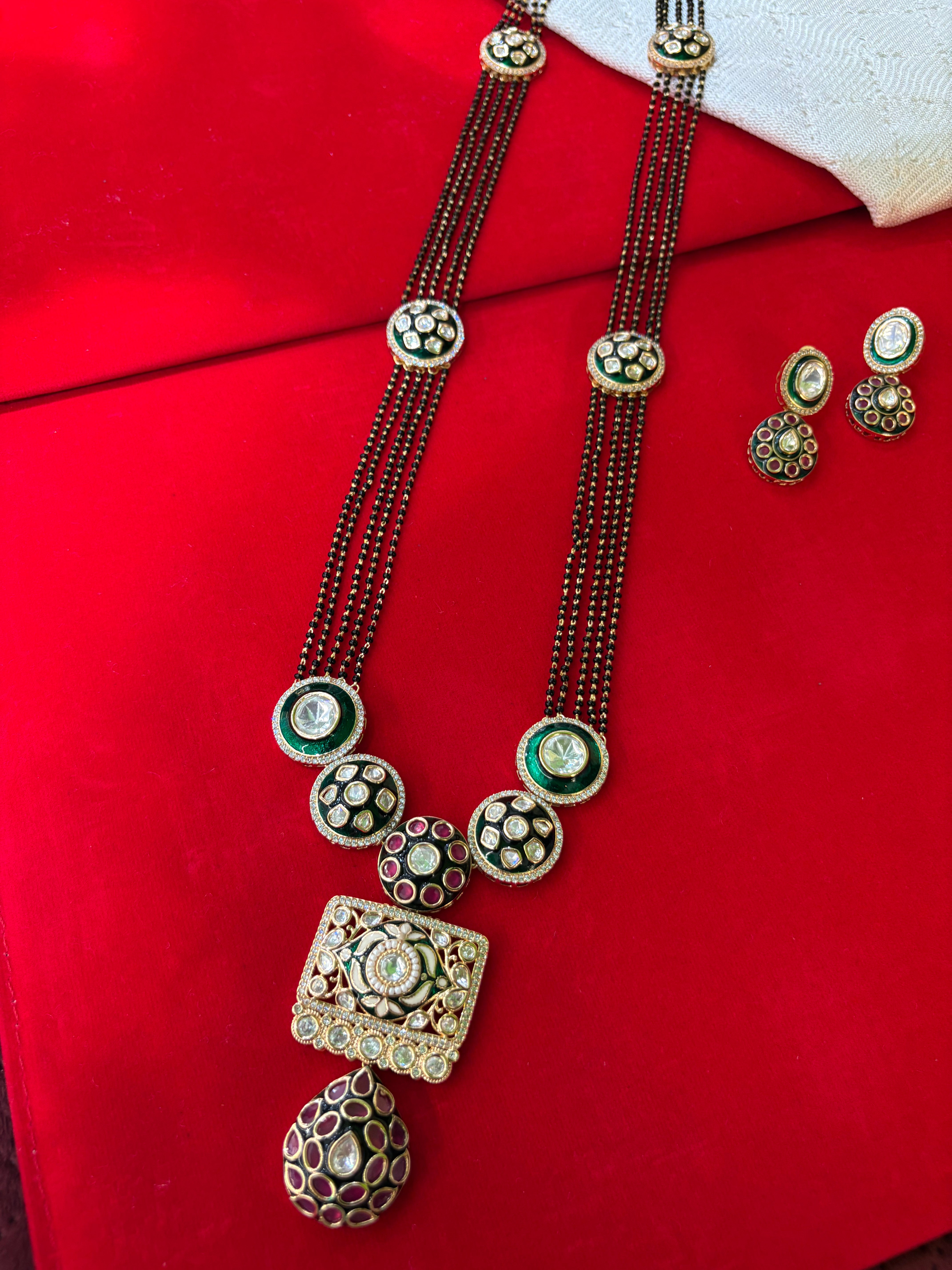 Polki Kundan Mangalsutra