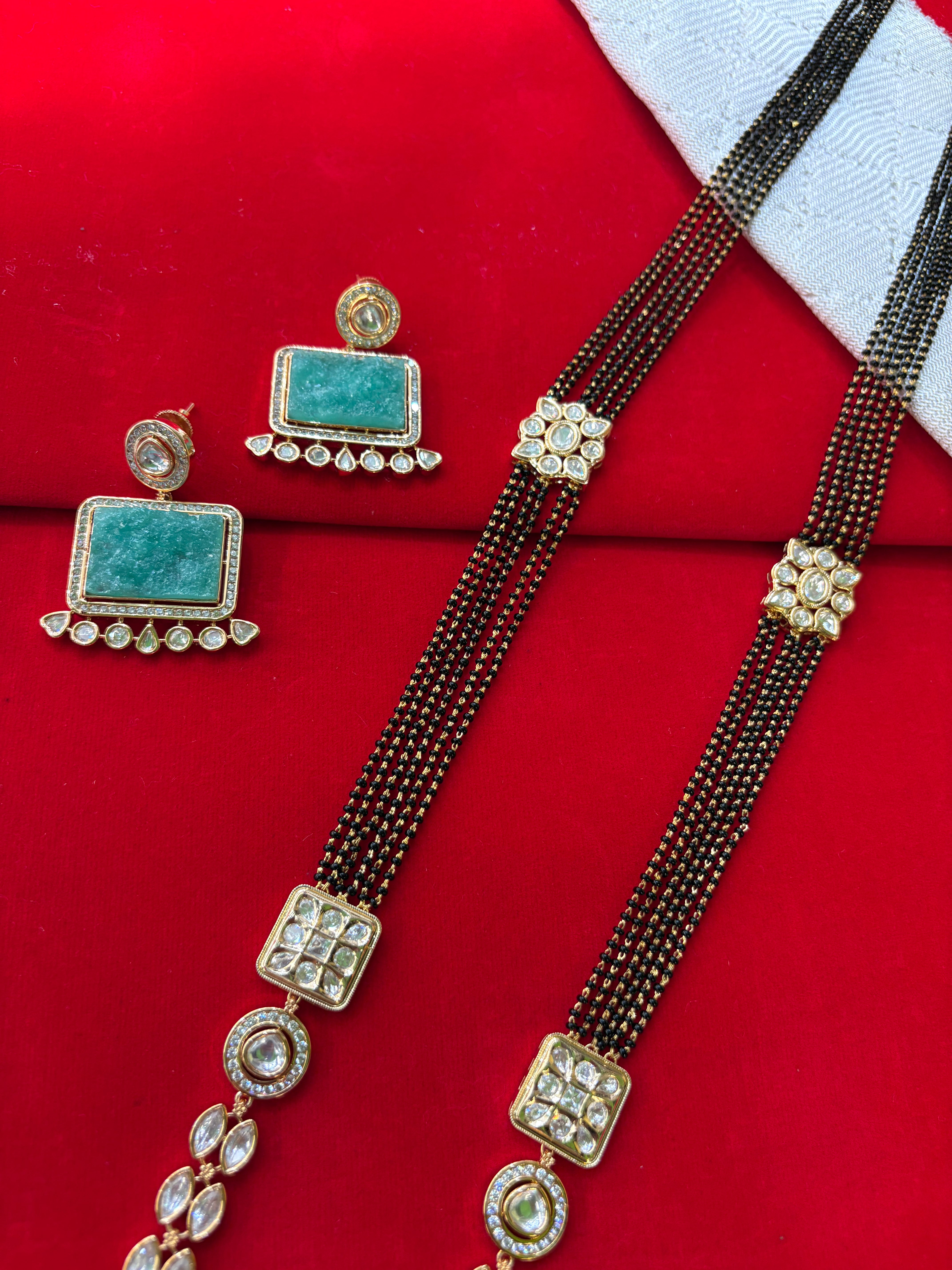 Kundan Mangalsutra set