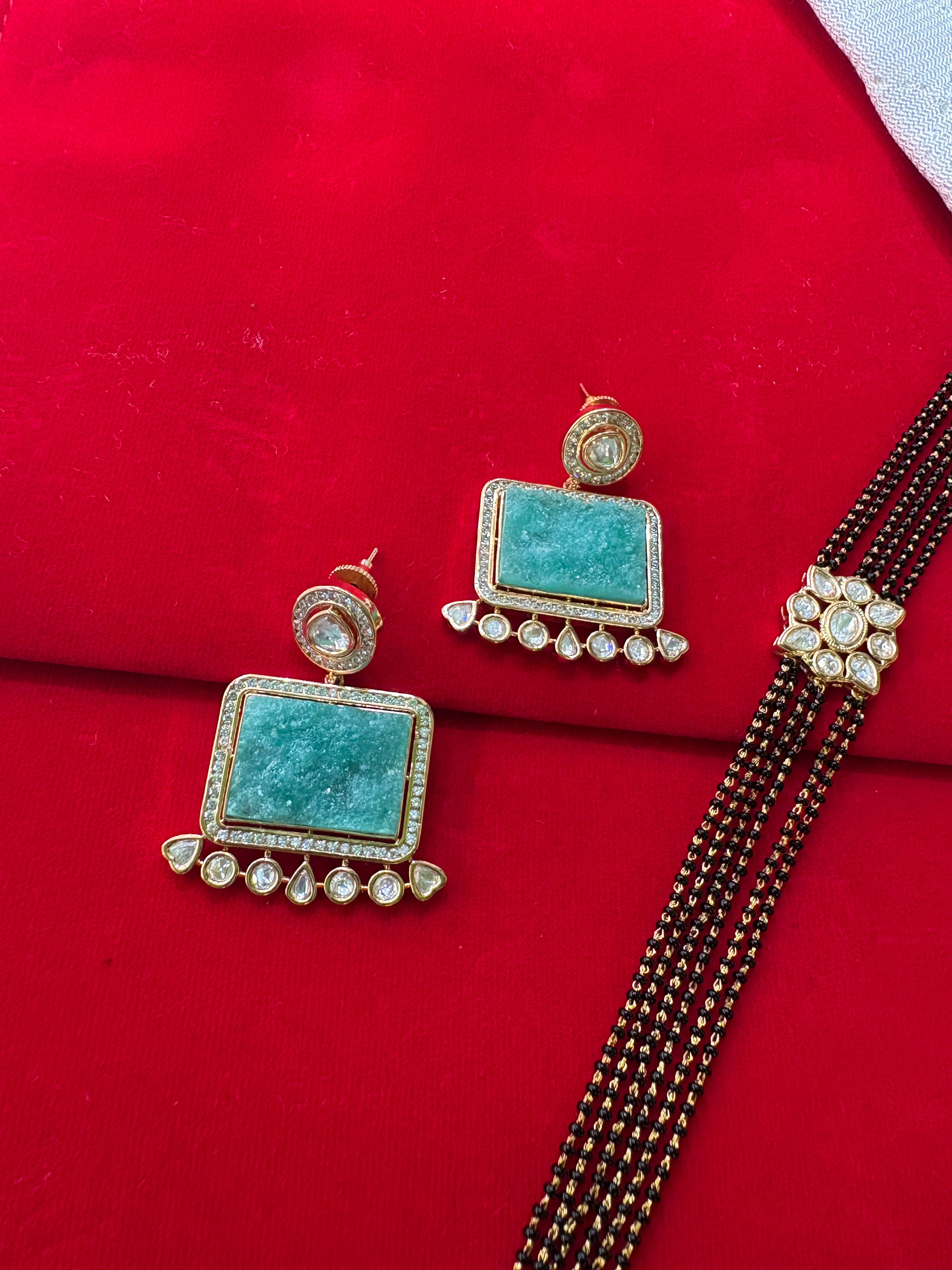 Kundan Mangalsutra set