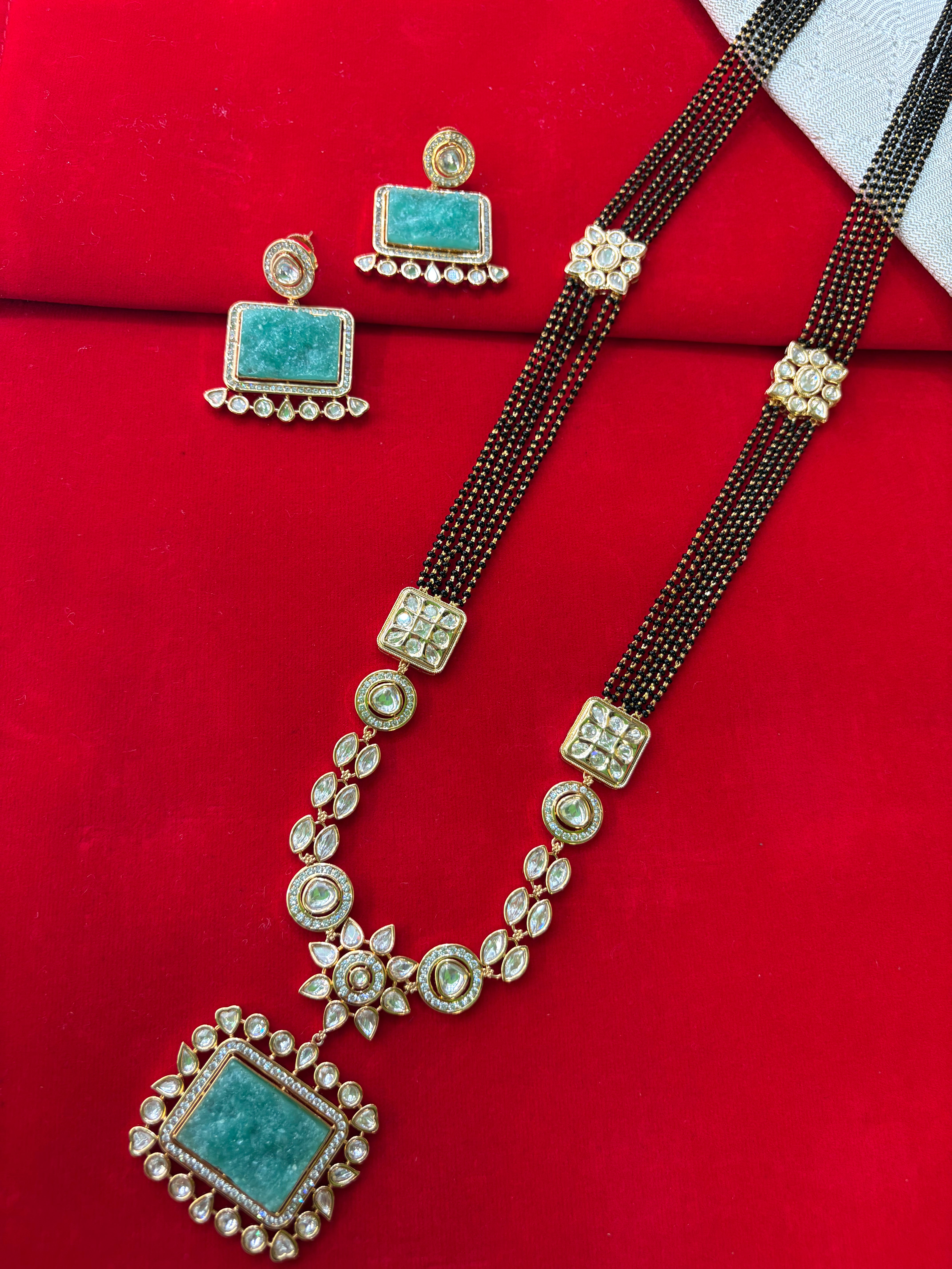 Kundan Mangalsutra set