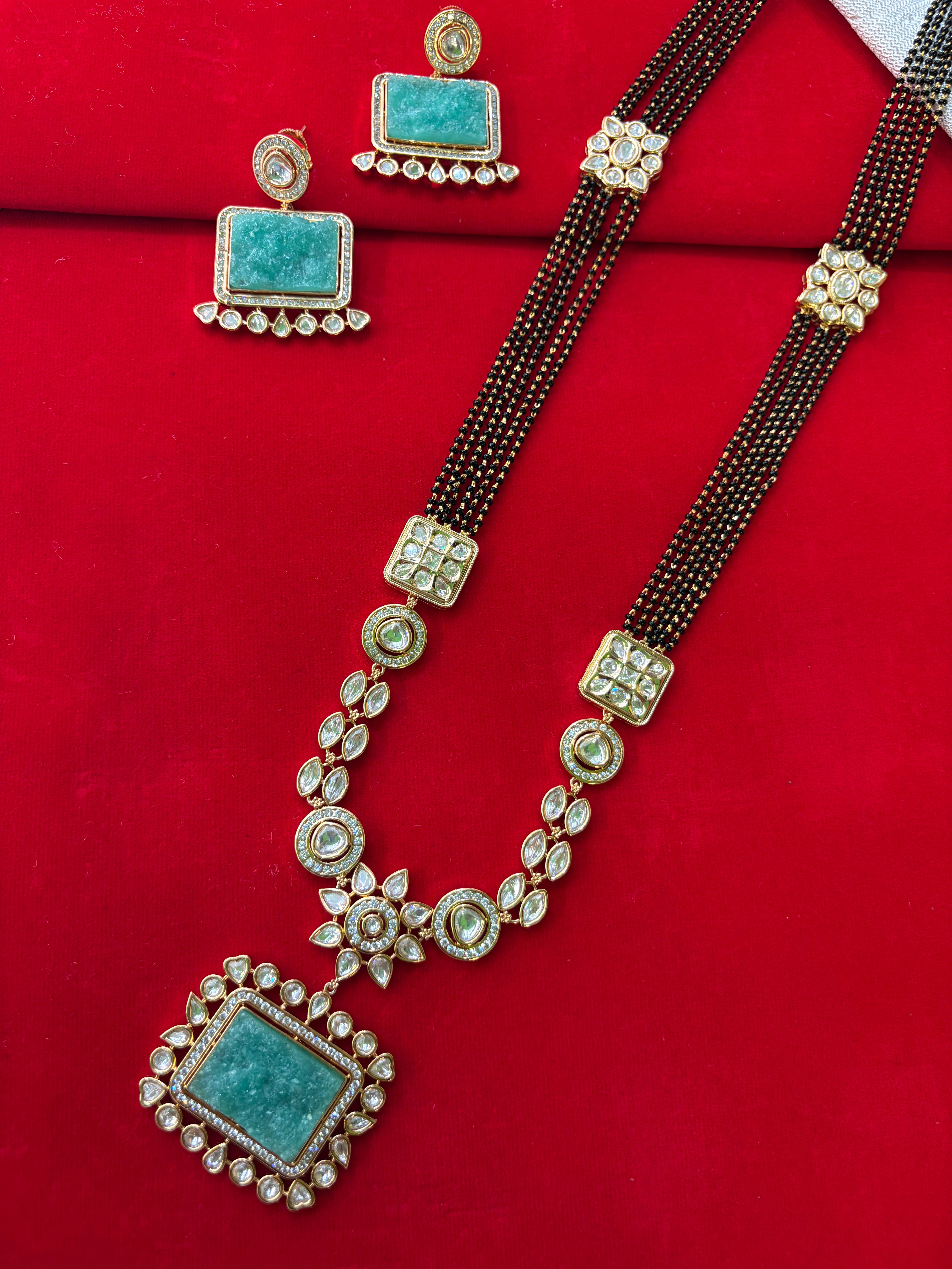 Kundan Mangalsutra set