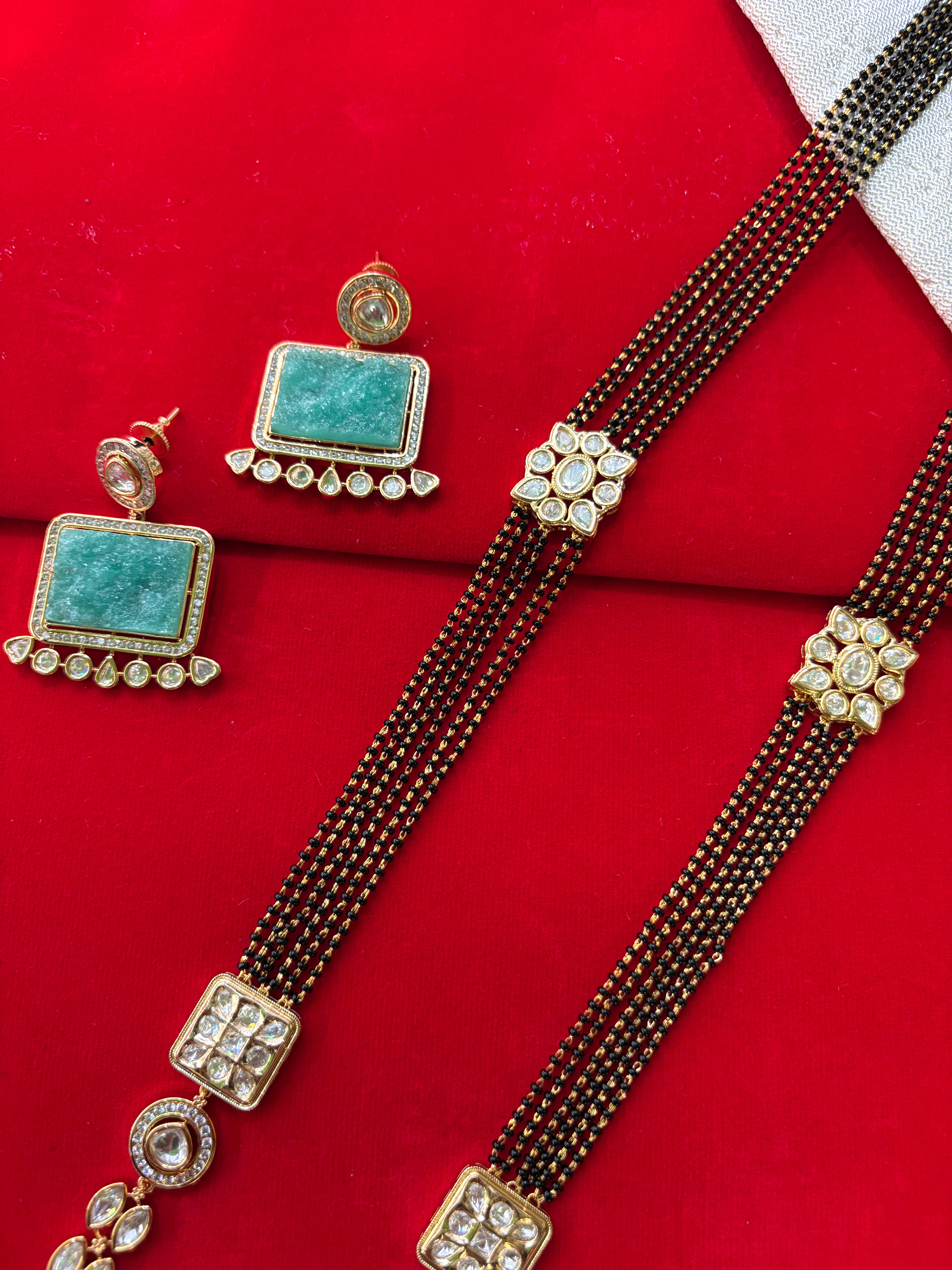 Kundan Mangalsutra set