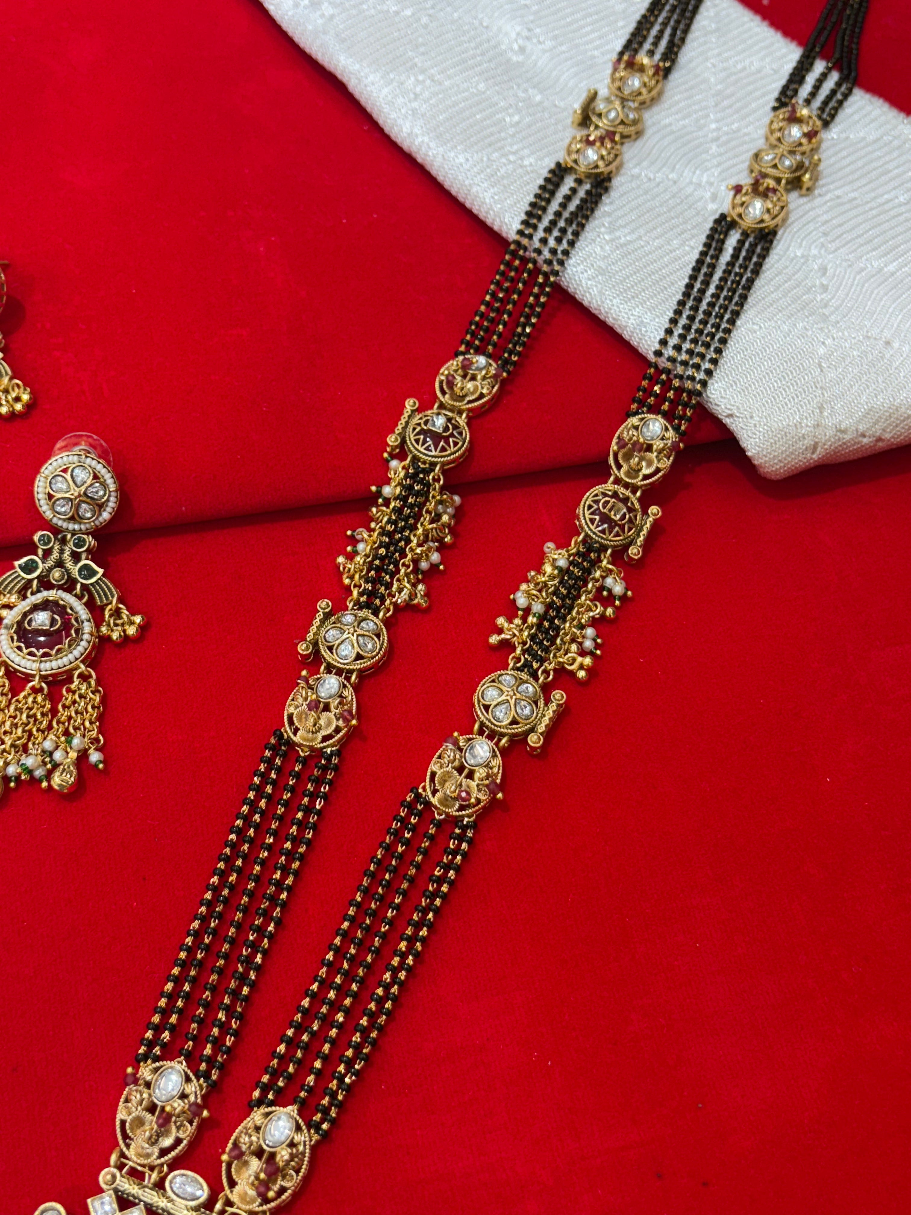 Antique Kundan Mangalsuta