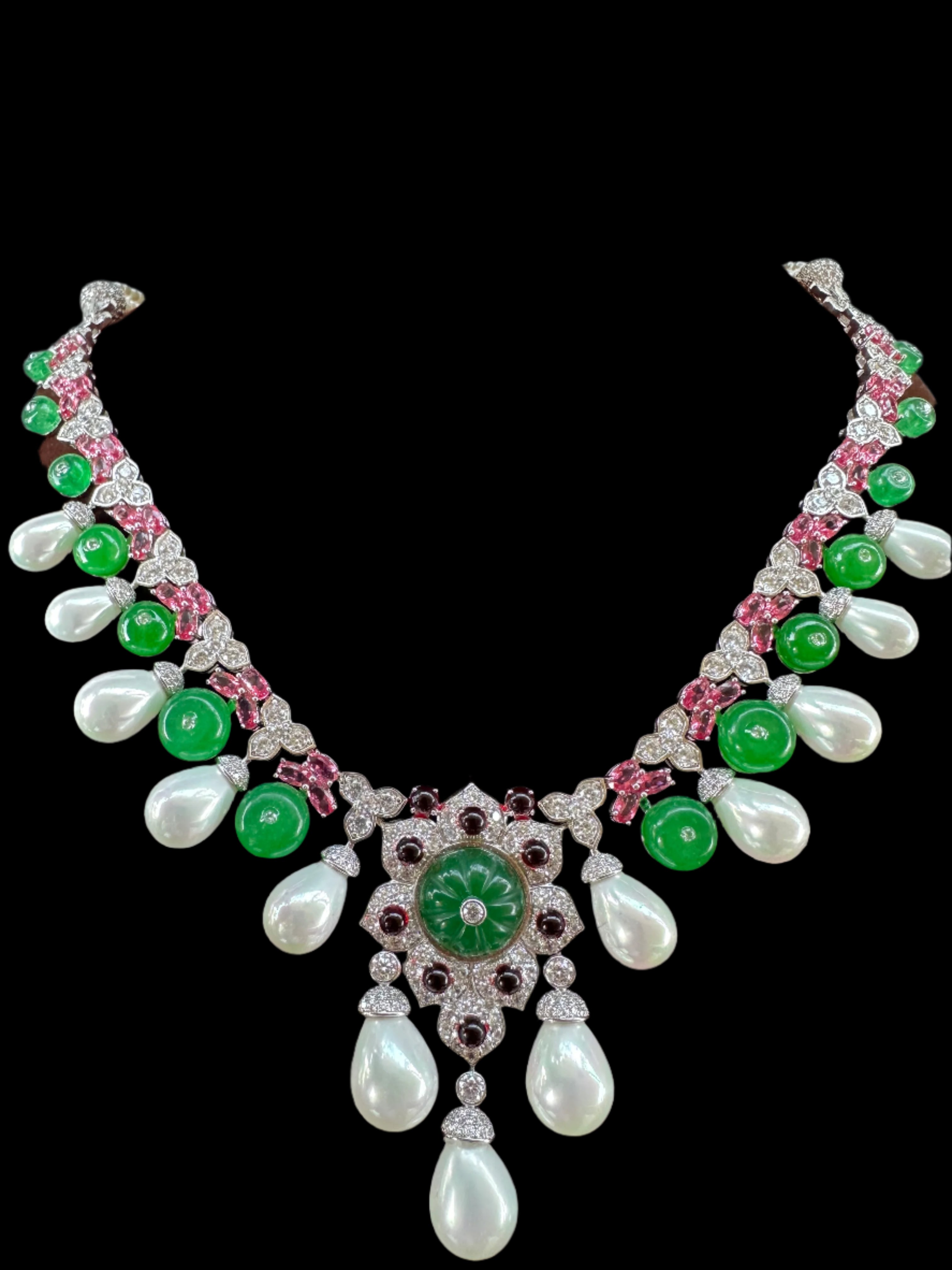 American Diamond Jewellery Set