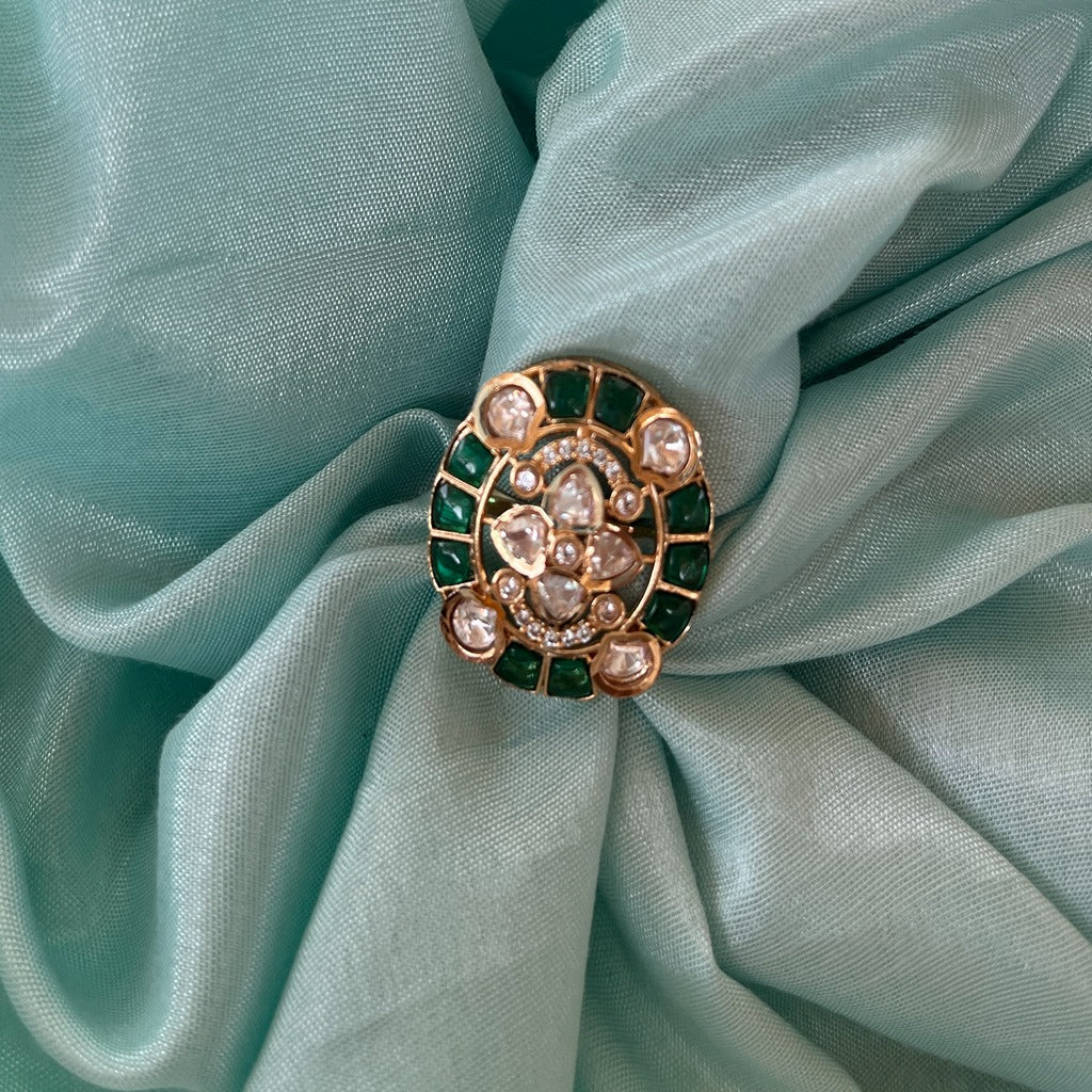 Moissanite Ring (Adjustable)