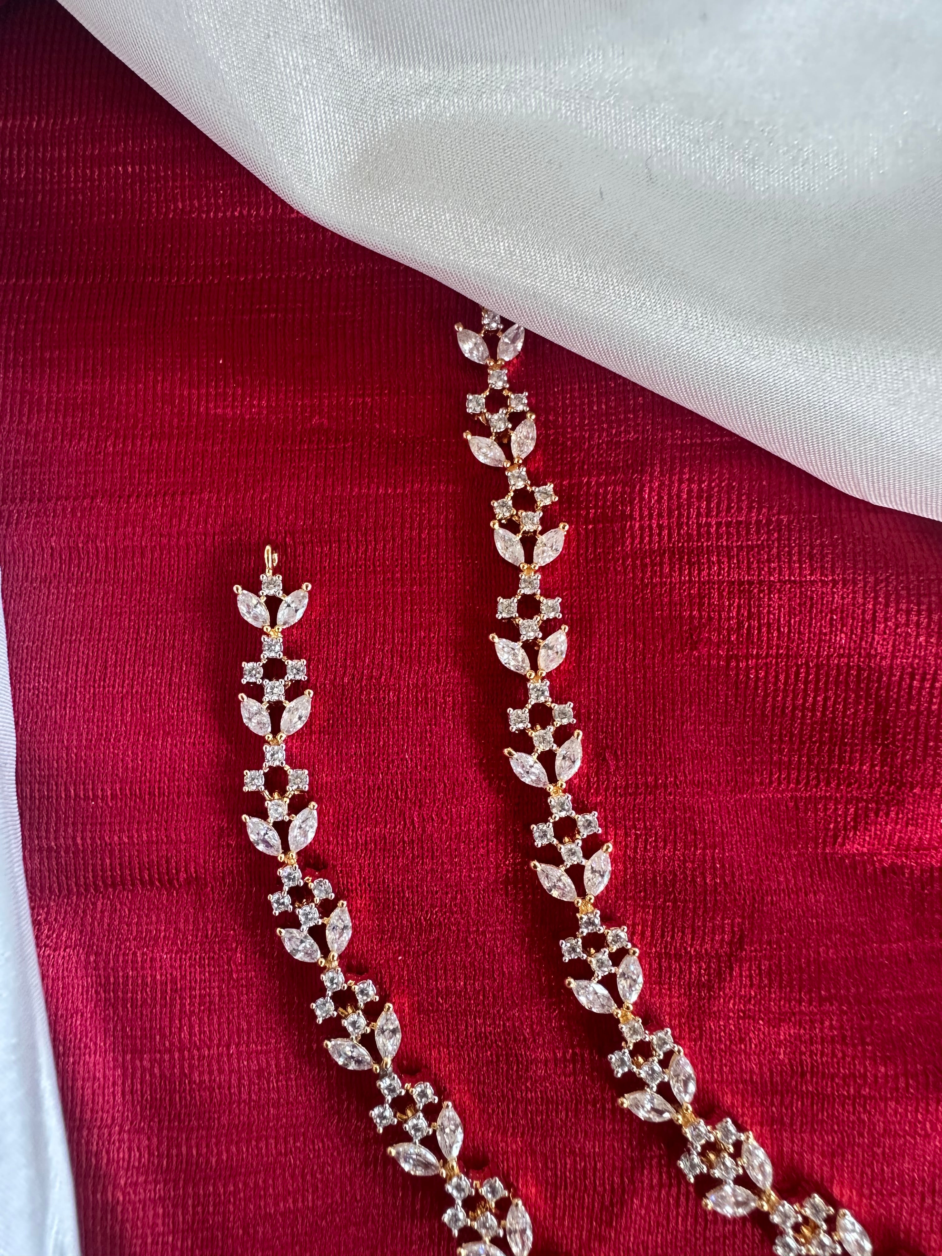 American Diamond Payal (Anklet)