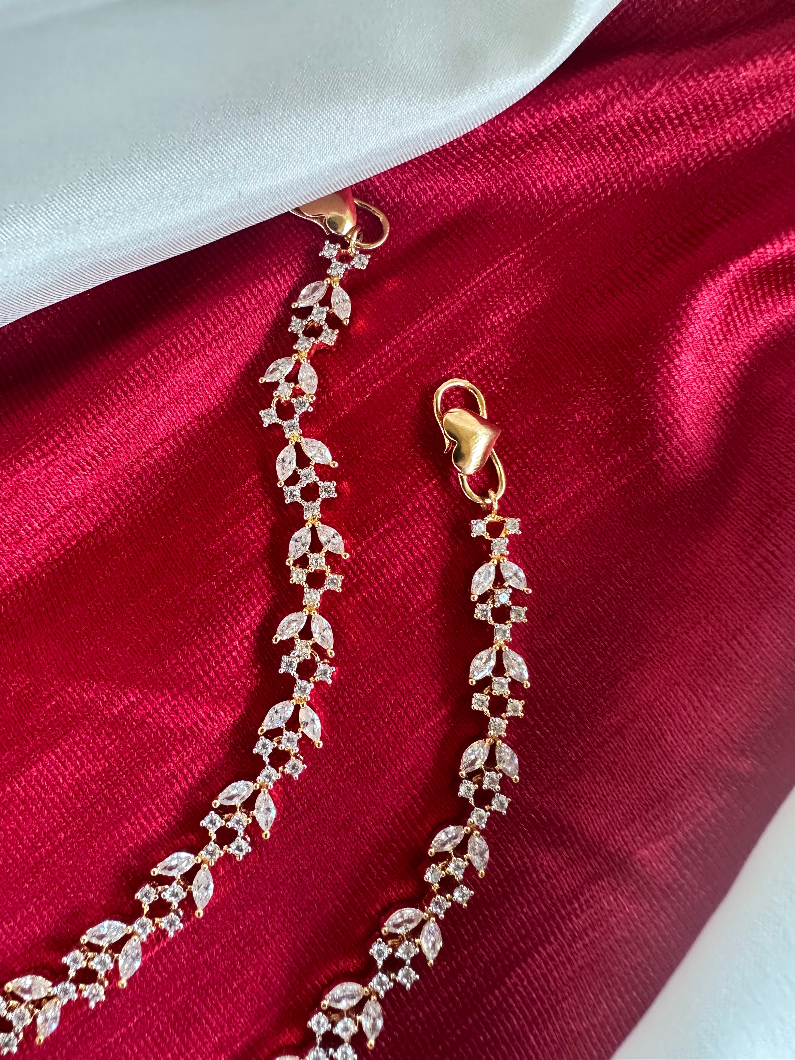American Diamond Payal (Anklet)
