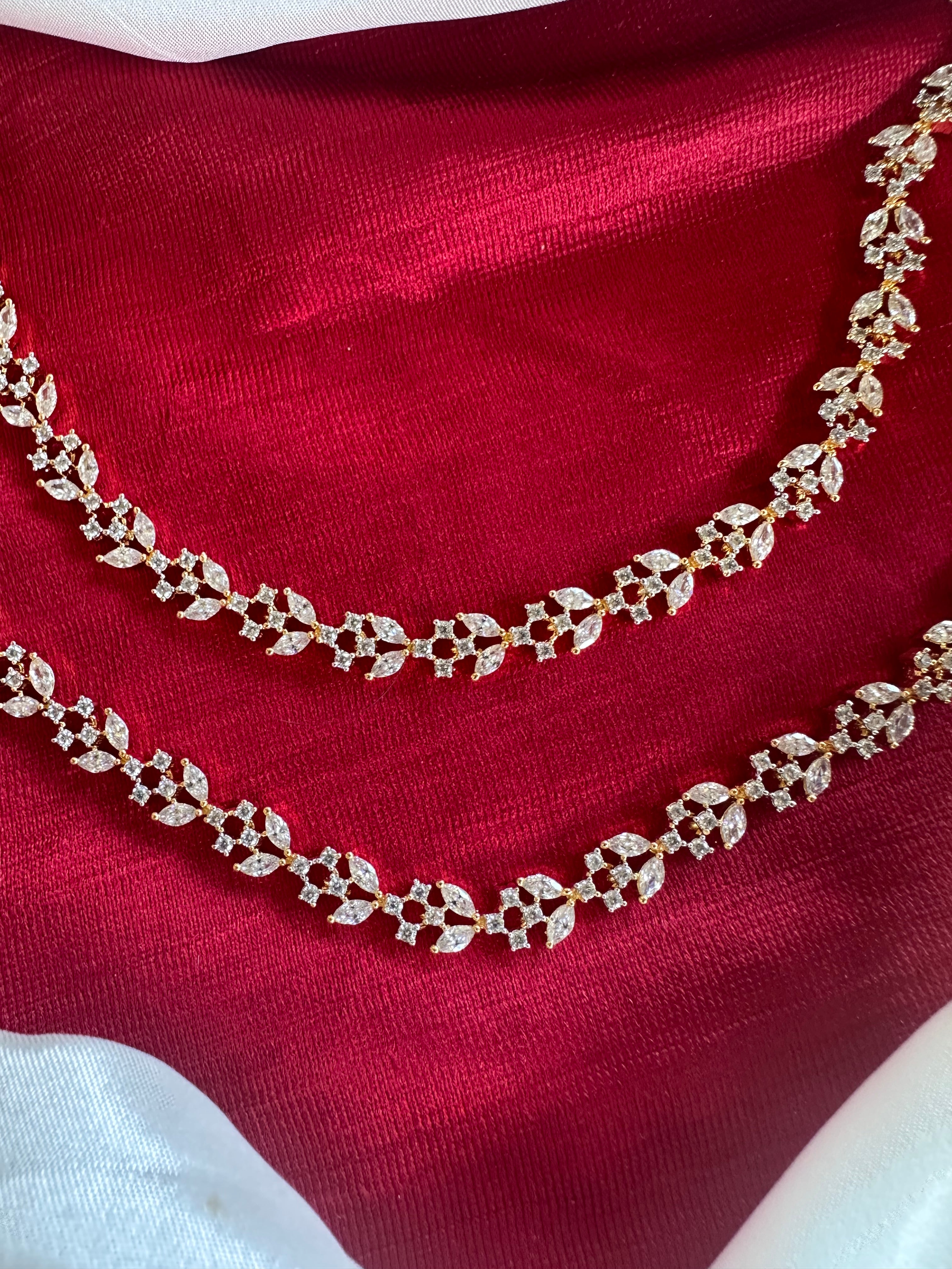 American Diamond Payal (Anklet)