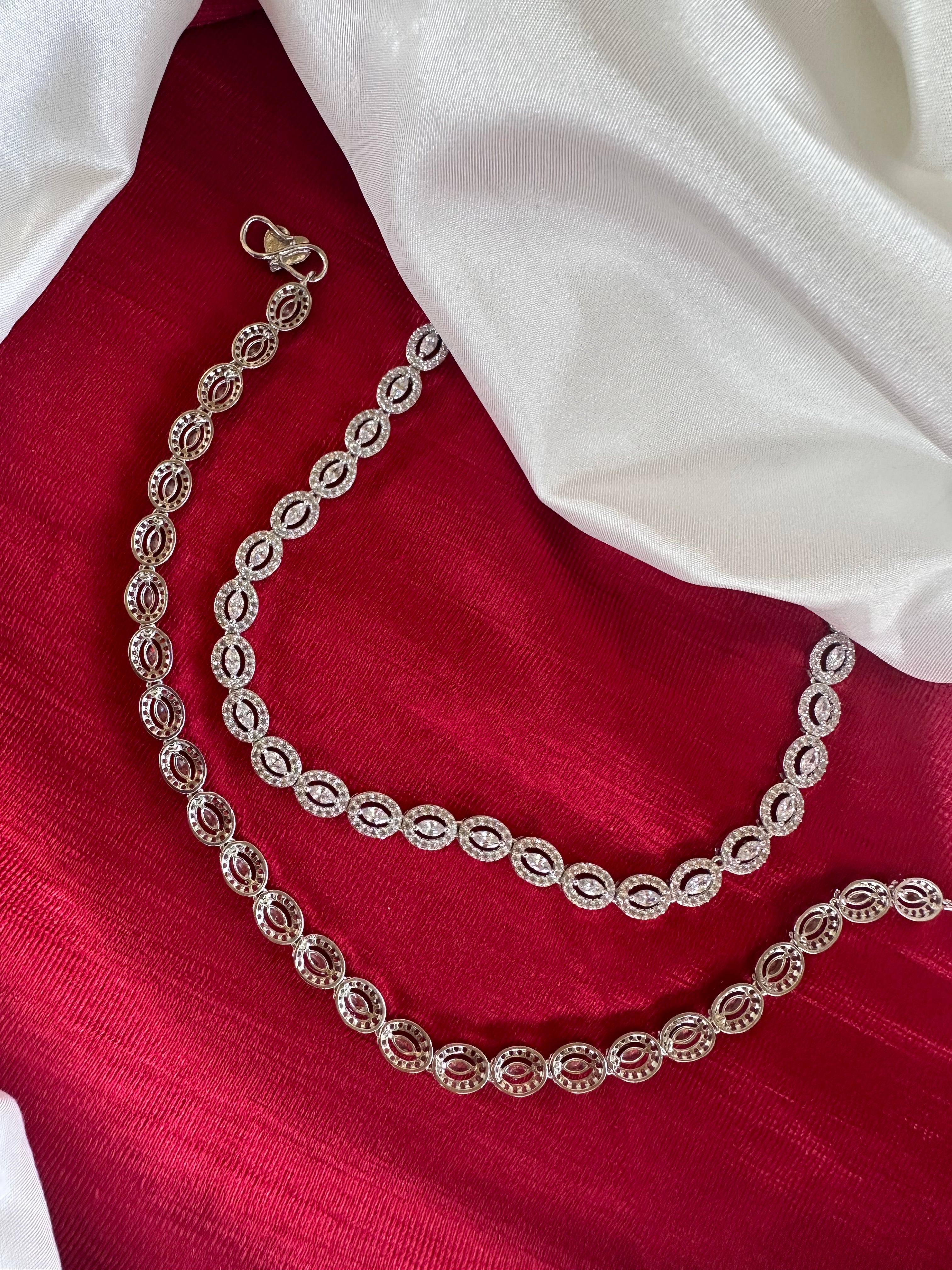 American Diamond Payal (Anklet)