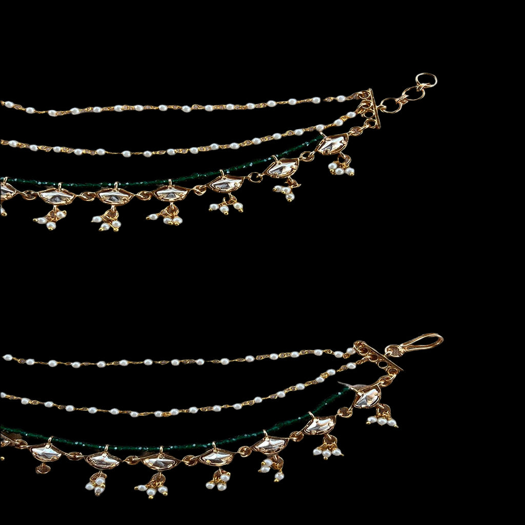 Kundan Ear Chain