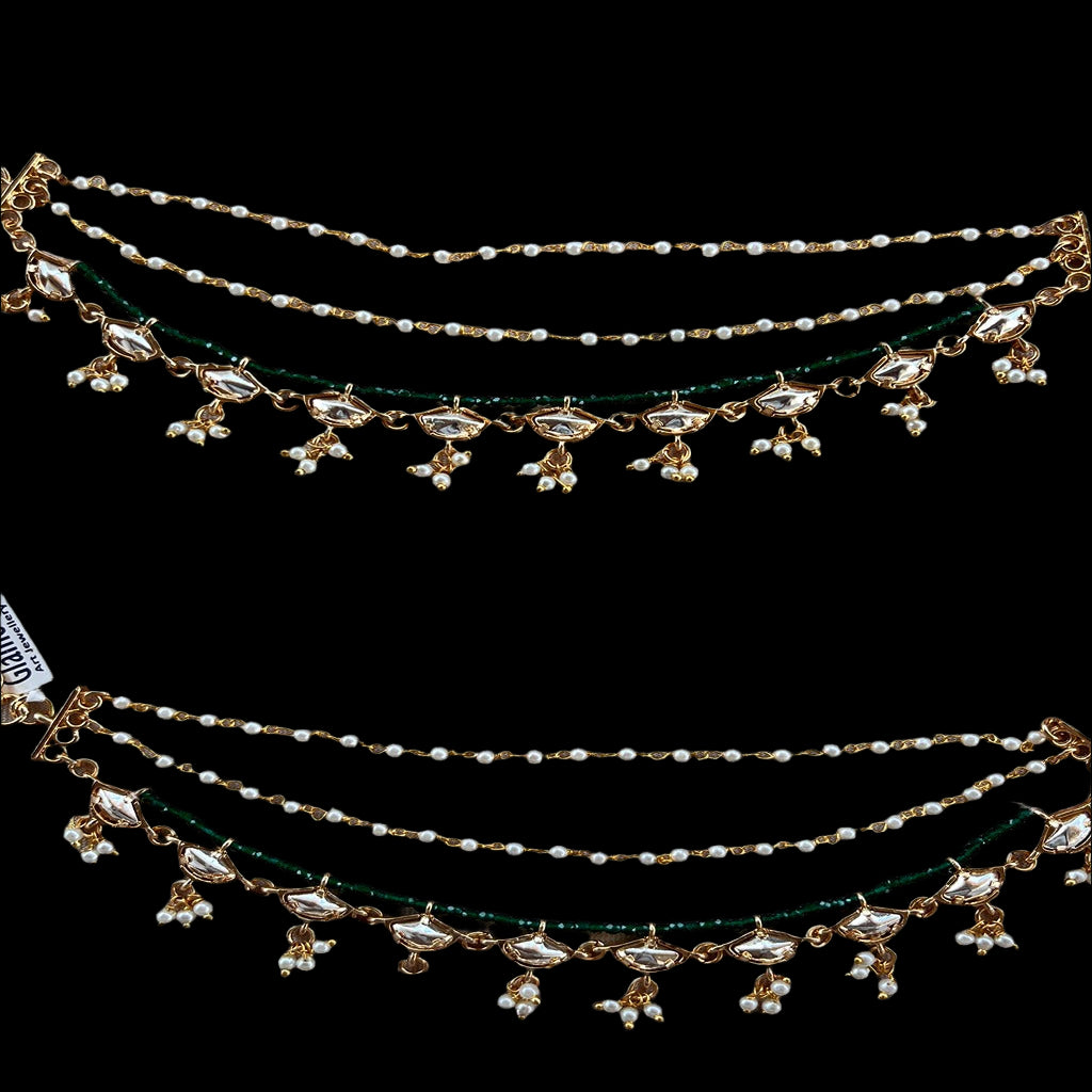 Kundan Ear Chain