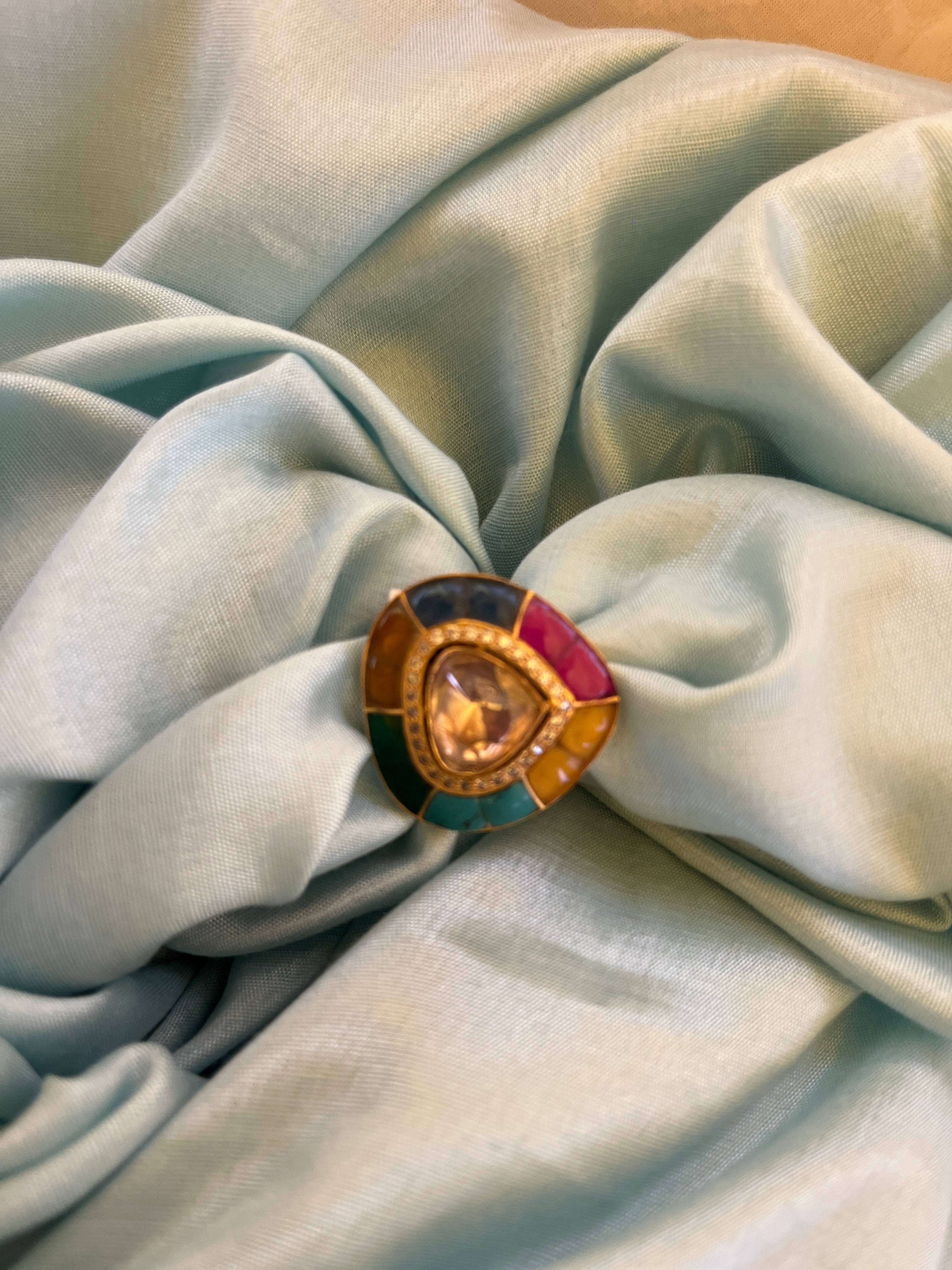 Navratna/ Kundan Ring