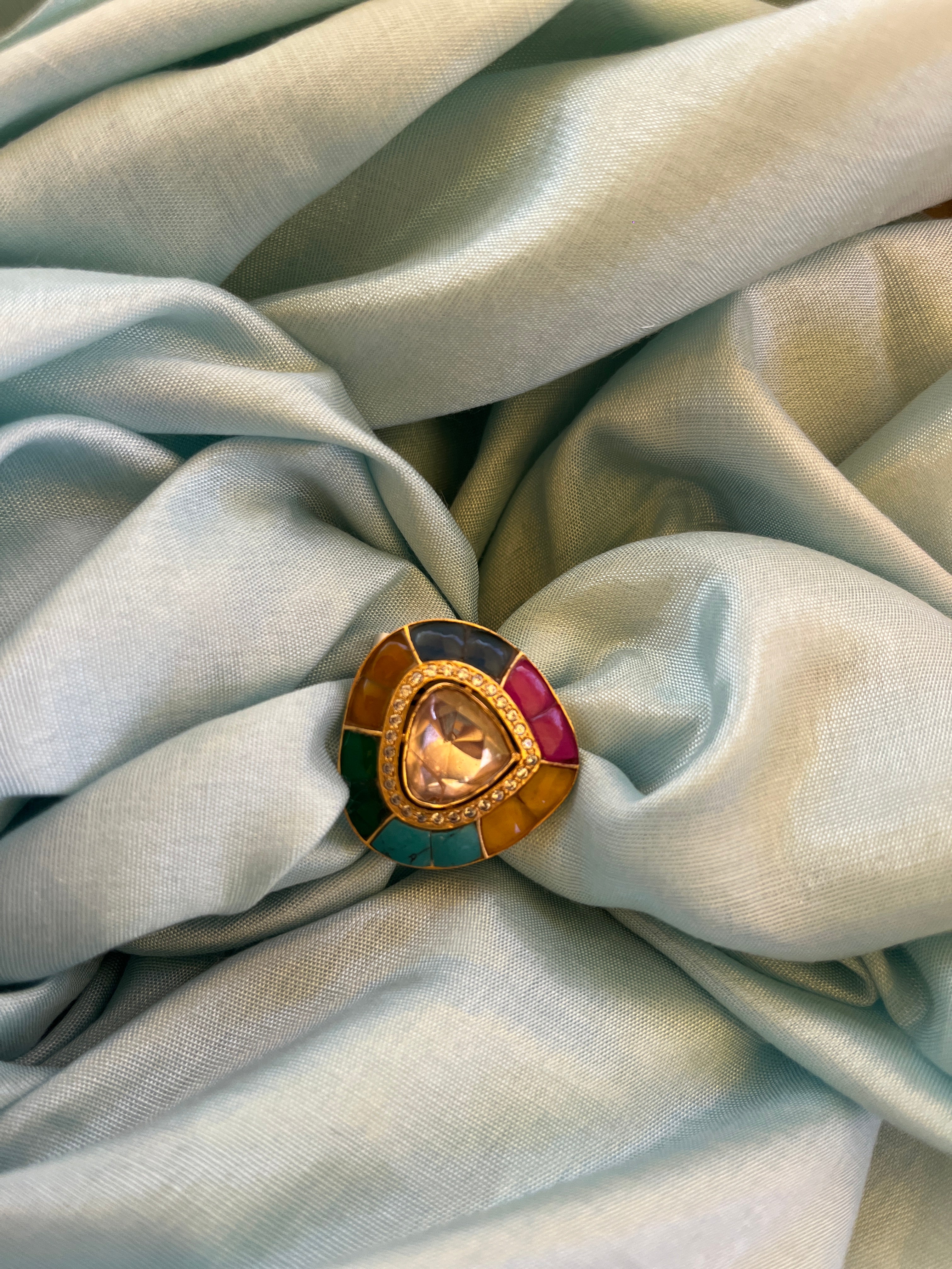 Navratna/ Kundan Ring