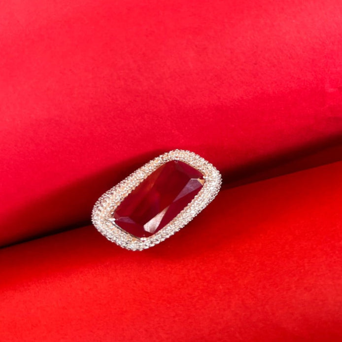 American Diamond Ring ( Adjustable)