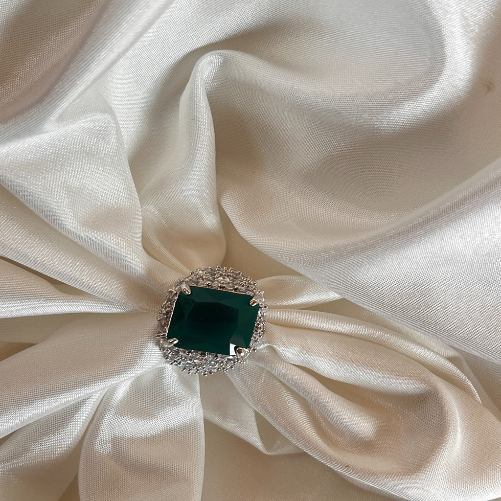 American Diamond Ring (Adjustable)