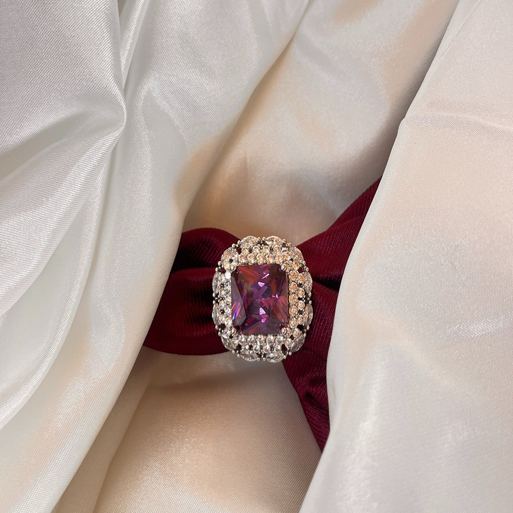 American Diamond Ring ( Adjustable)