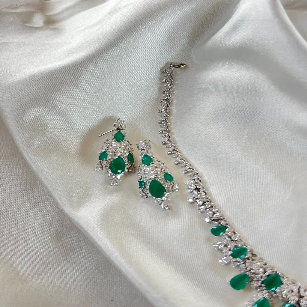 American Diamond Jewellery set