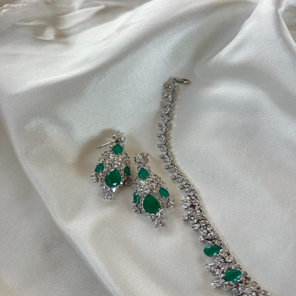 American Diamond Jewellery set