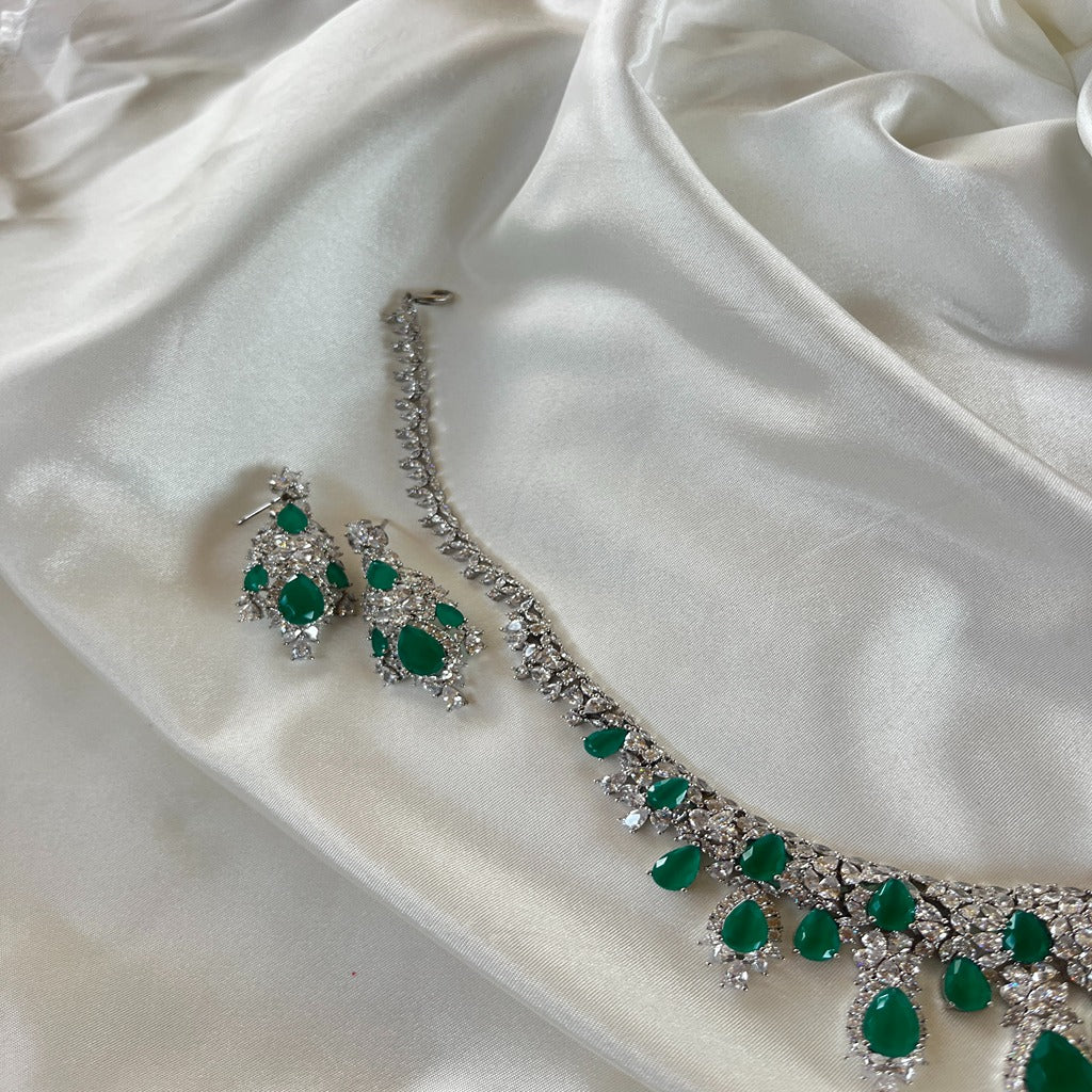 American Diamond Jewellery set