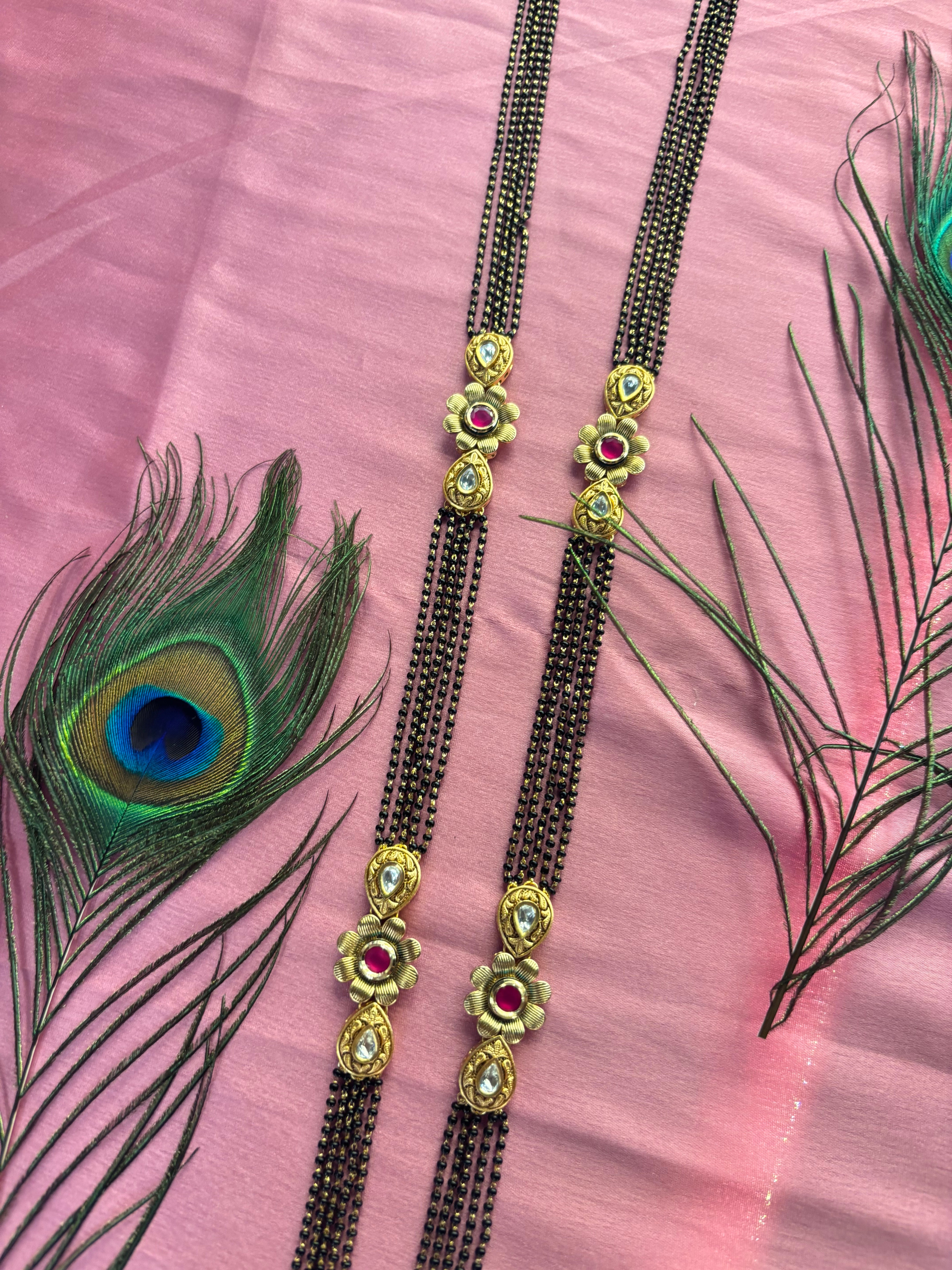Antique kundan Mangalsutra