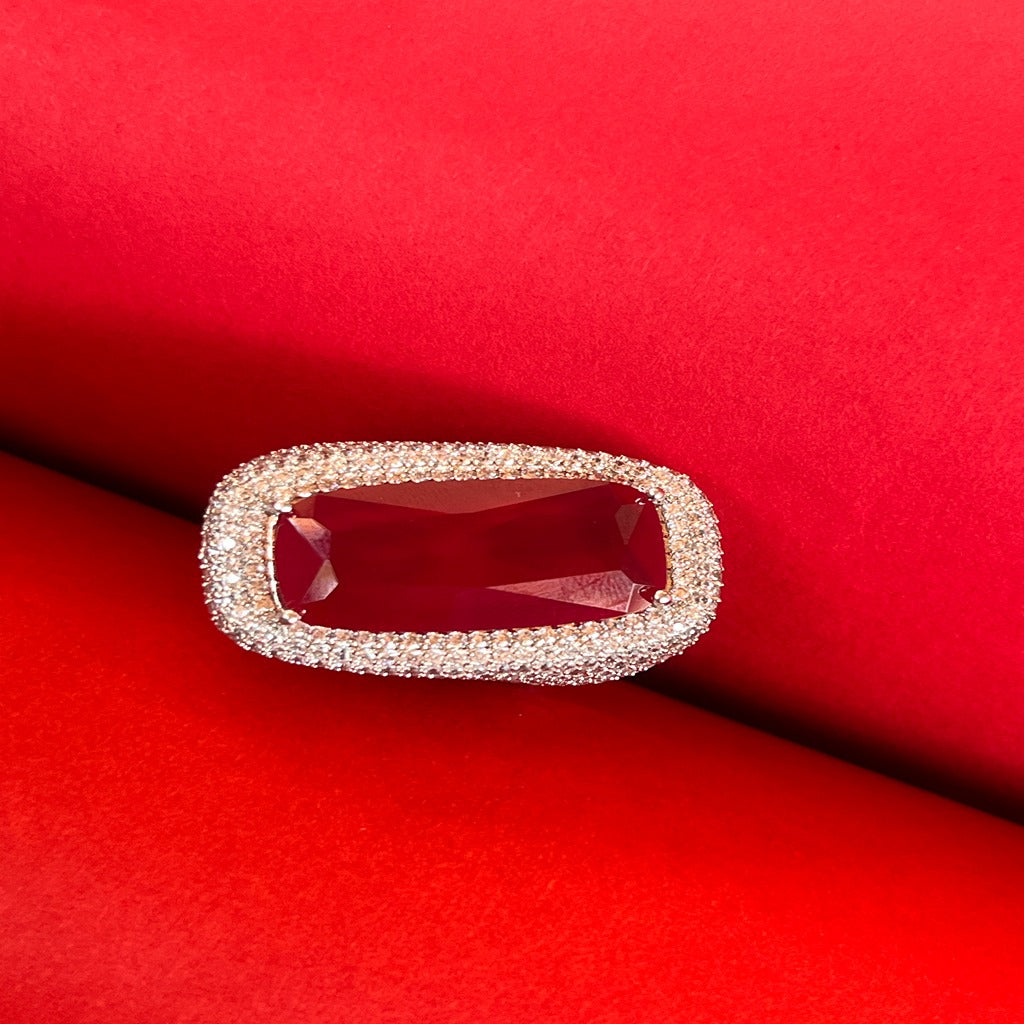 American Diamond Ring ( Adjustable)