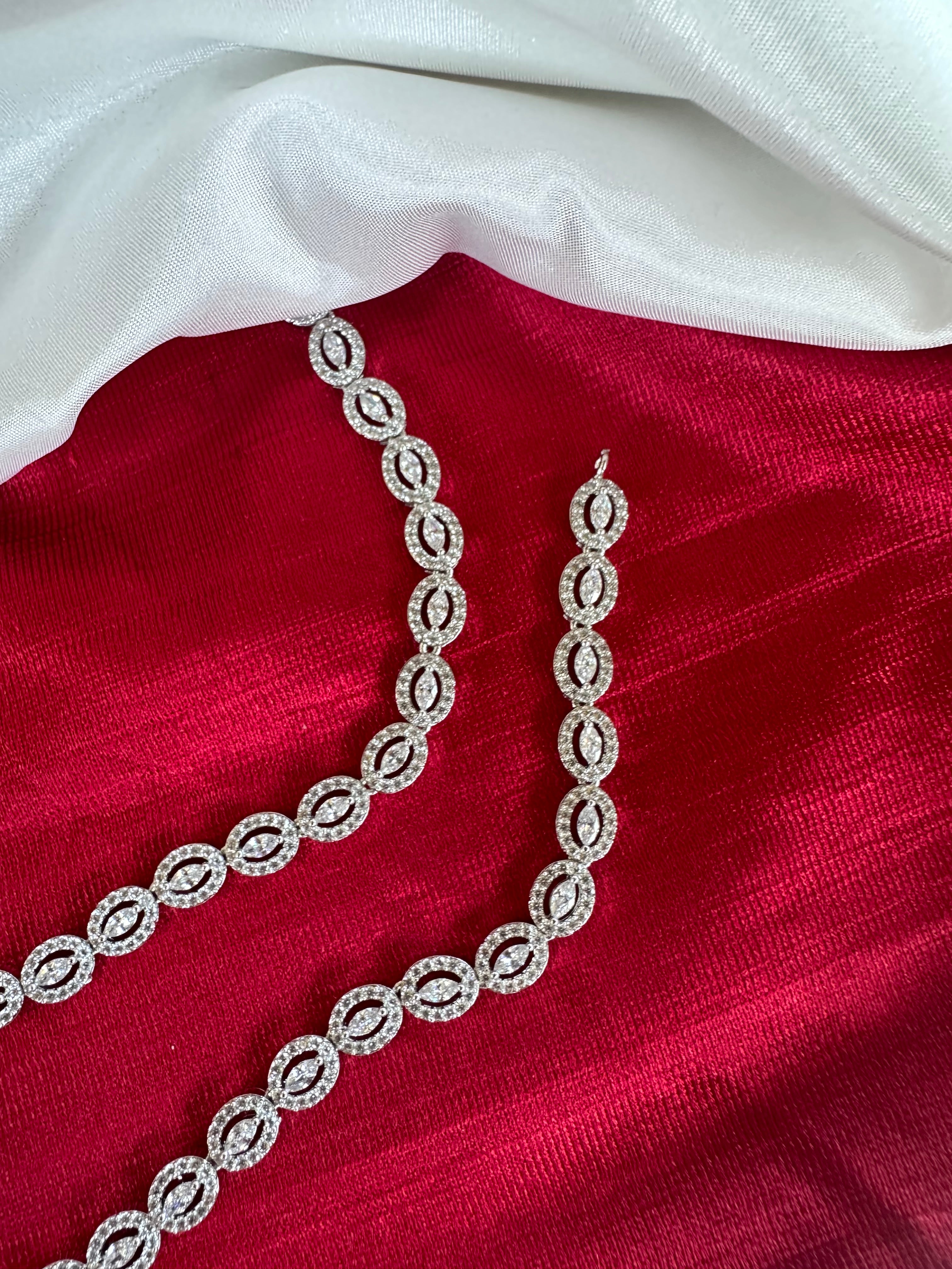 American Diamond Payal (Anklet)